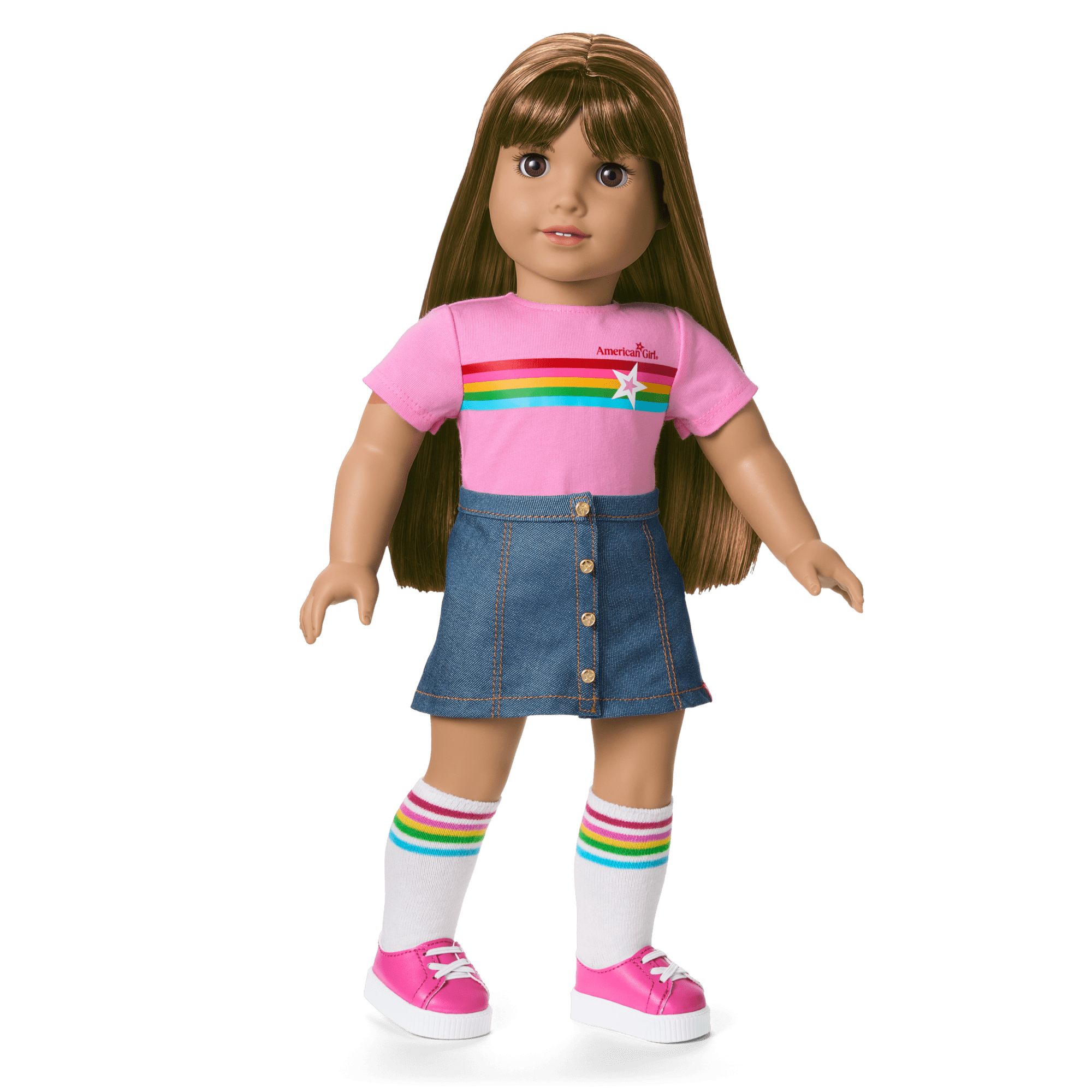 Truly Me™ 18-inch Doll #122 with straight dark-brown hair - Image 11