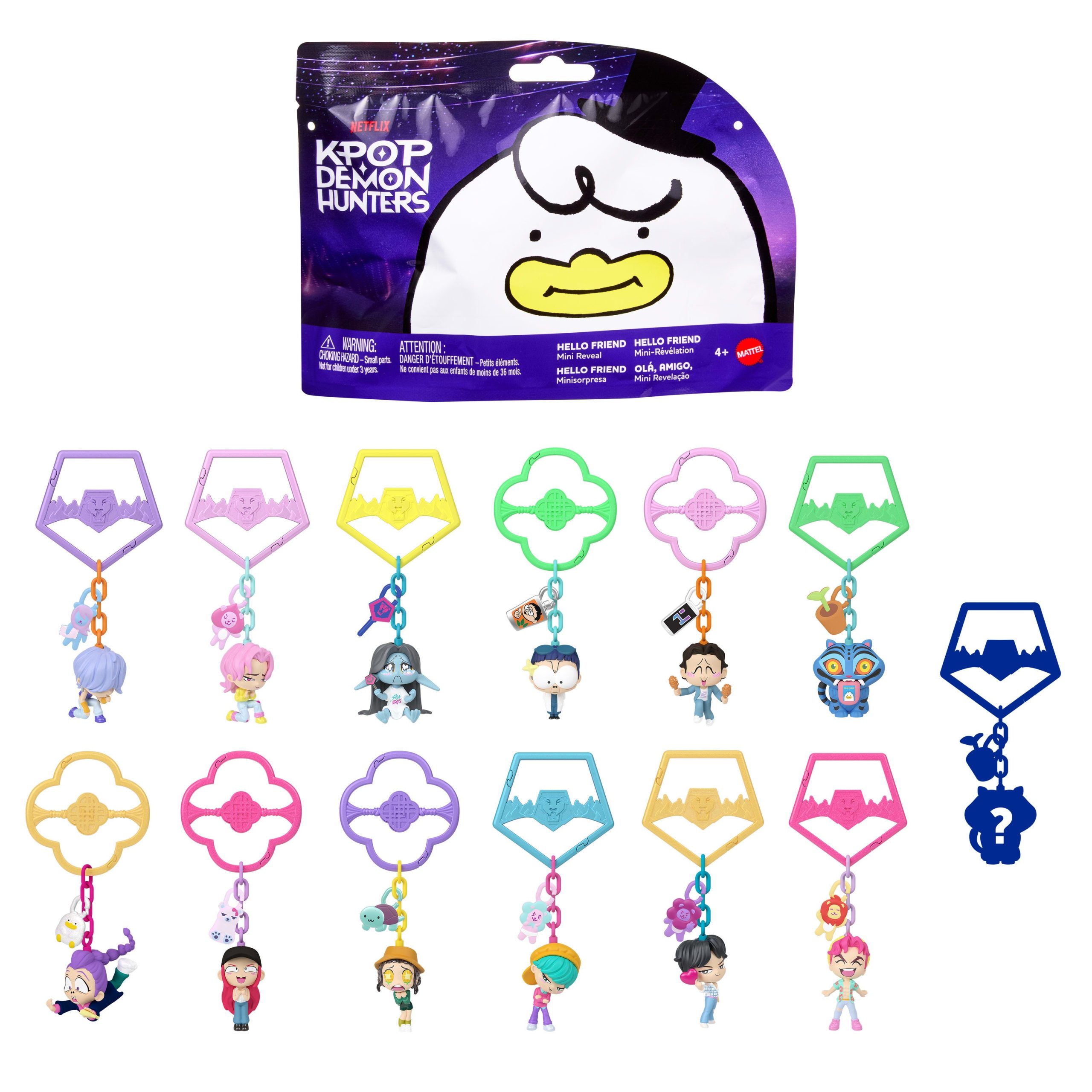 KPop demon Hunters. Mini-Figurines de Collection en Porte-Clés. Huntr/X. Saja Boys. derpy. Sussie et Accessoires