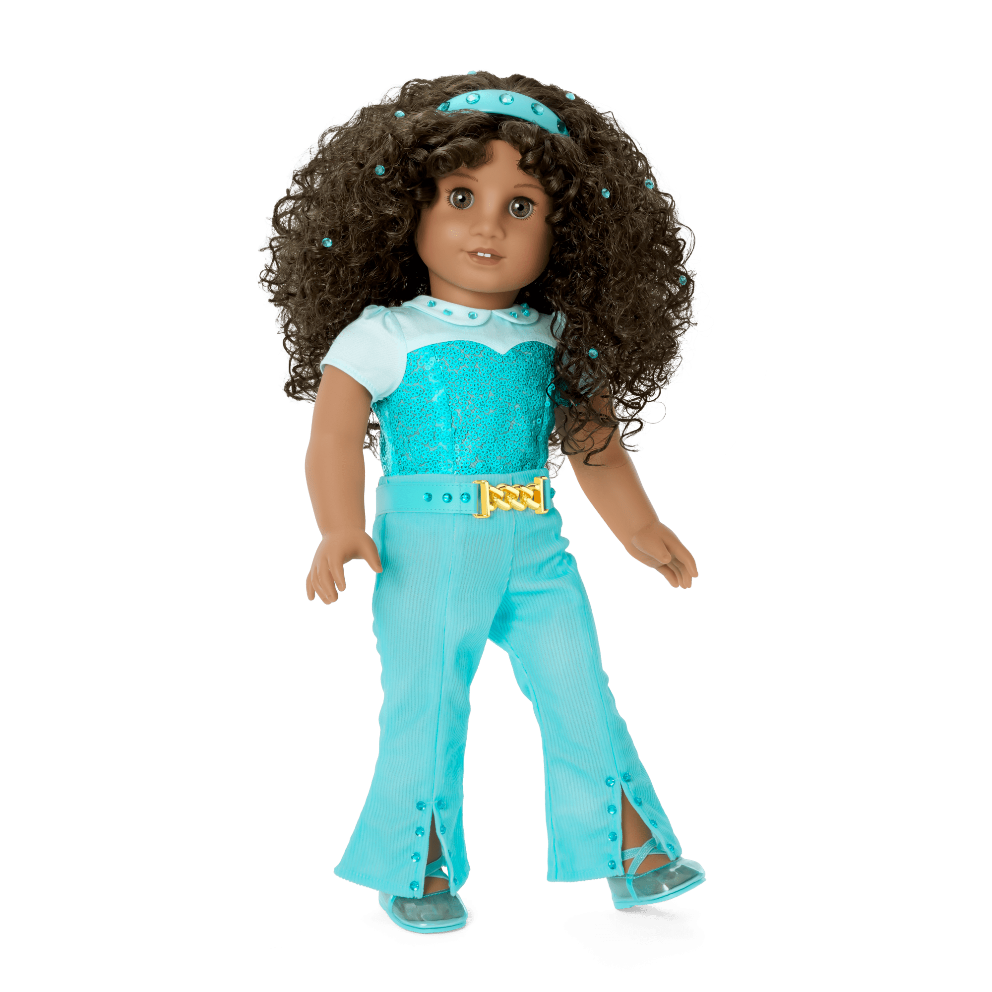 March Aquamarine Dream Outfit for 18-inch Dolls - Image 2