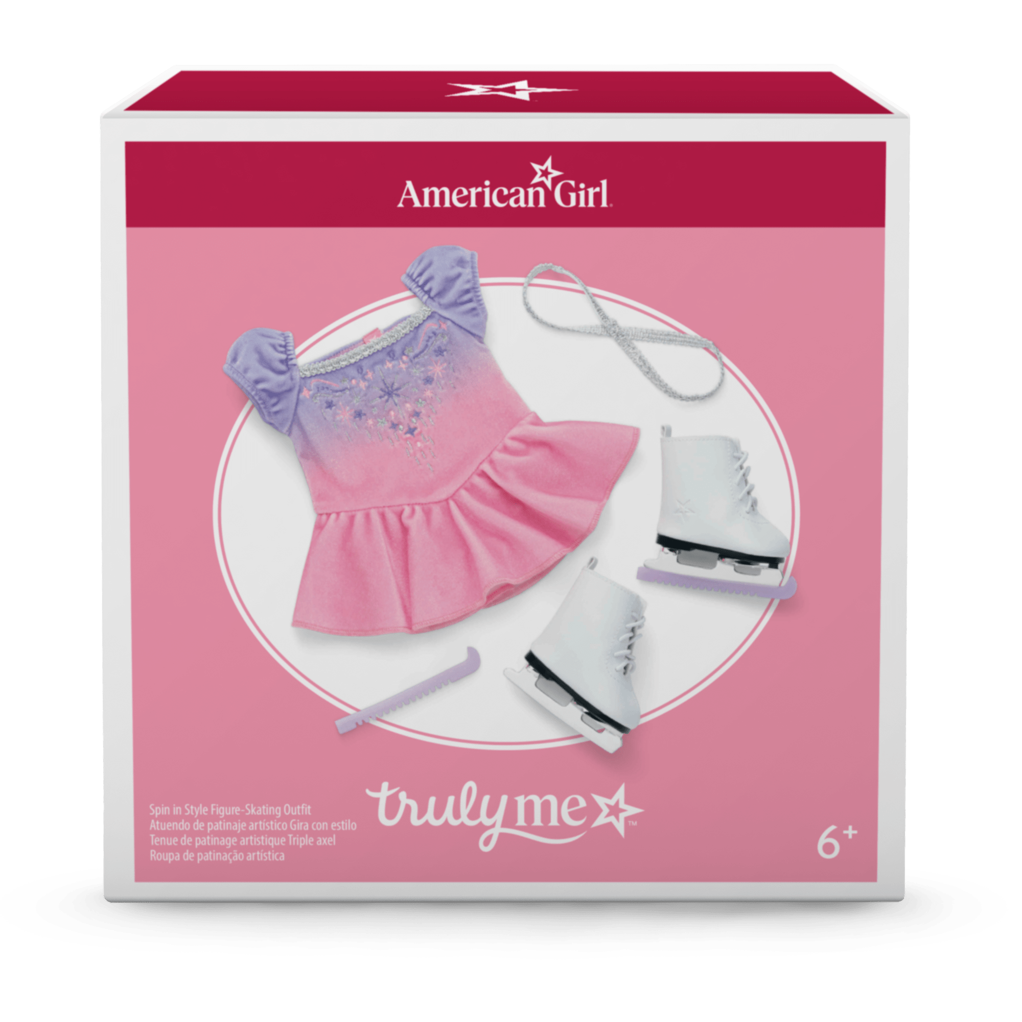 Spin in Style Figure-Skating Outfit for 18-inch Dolls - Image 11