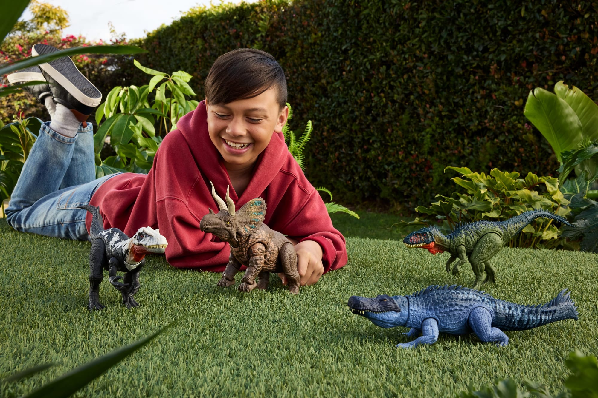 Jurassic World Dinossauro de Brinquedo Rebirth Rastreadore Gigantes Tyrannotitan - Image 2