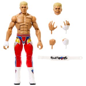 WWE Elite Collection Top Picks Cody Rhodes Action Figure & Accessories. 6-Inch Collectible Set