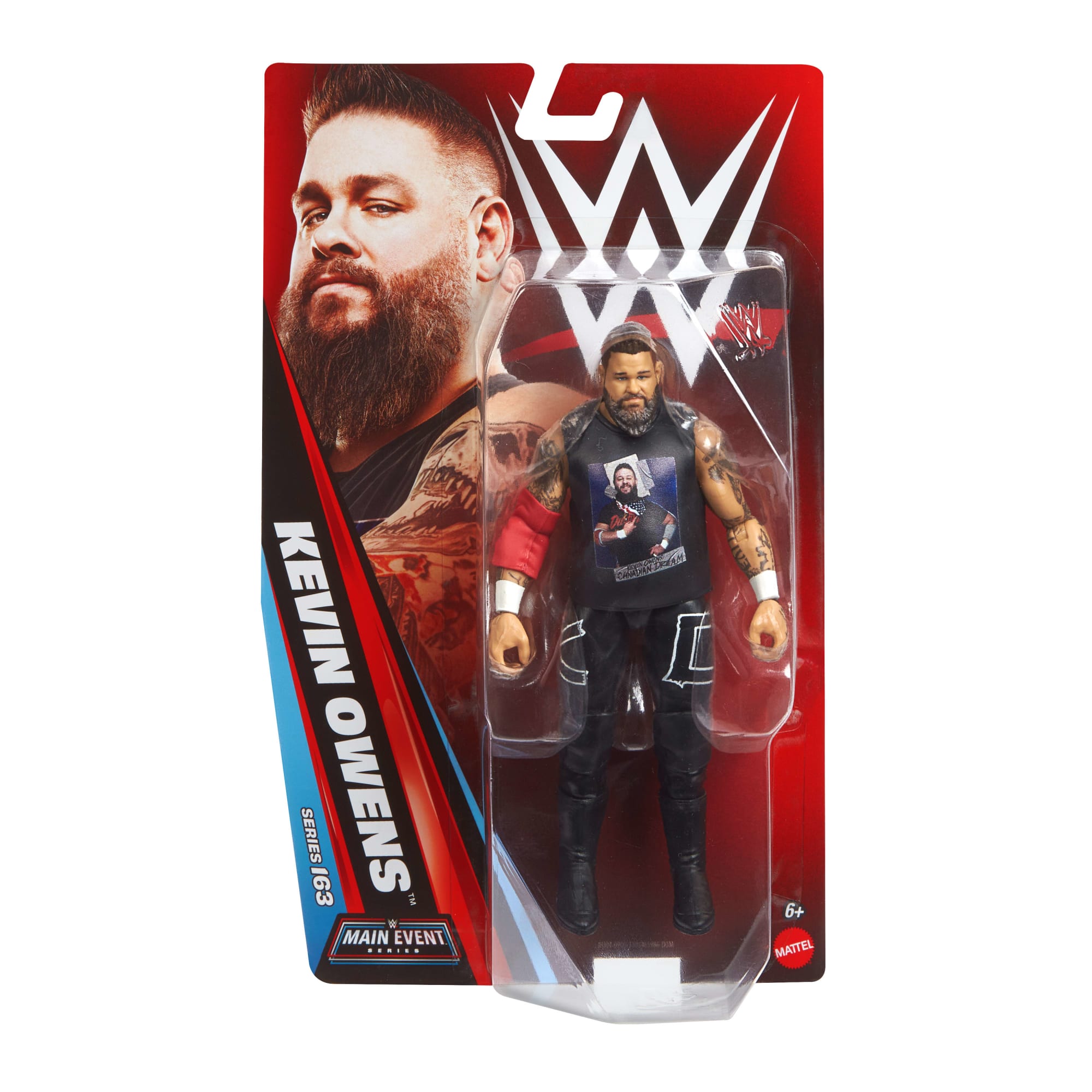 WWE Kevin Owens Action Figure. Main Event Series #163. 6-Inch Collectible With Articulation - Image 2