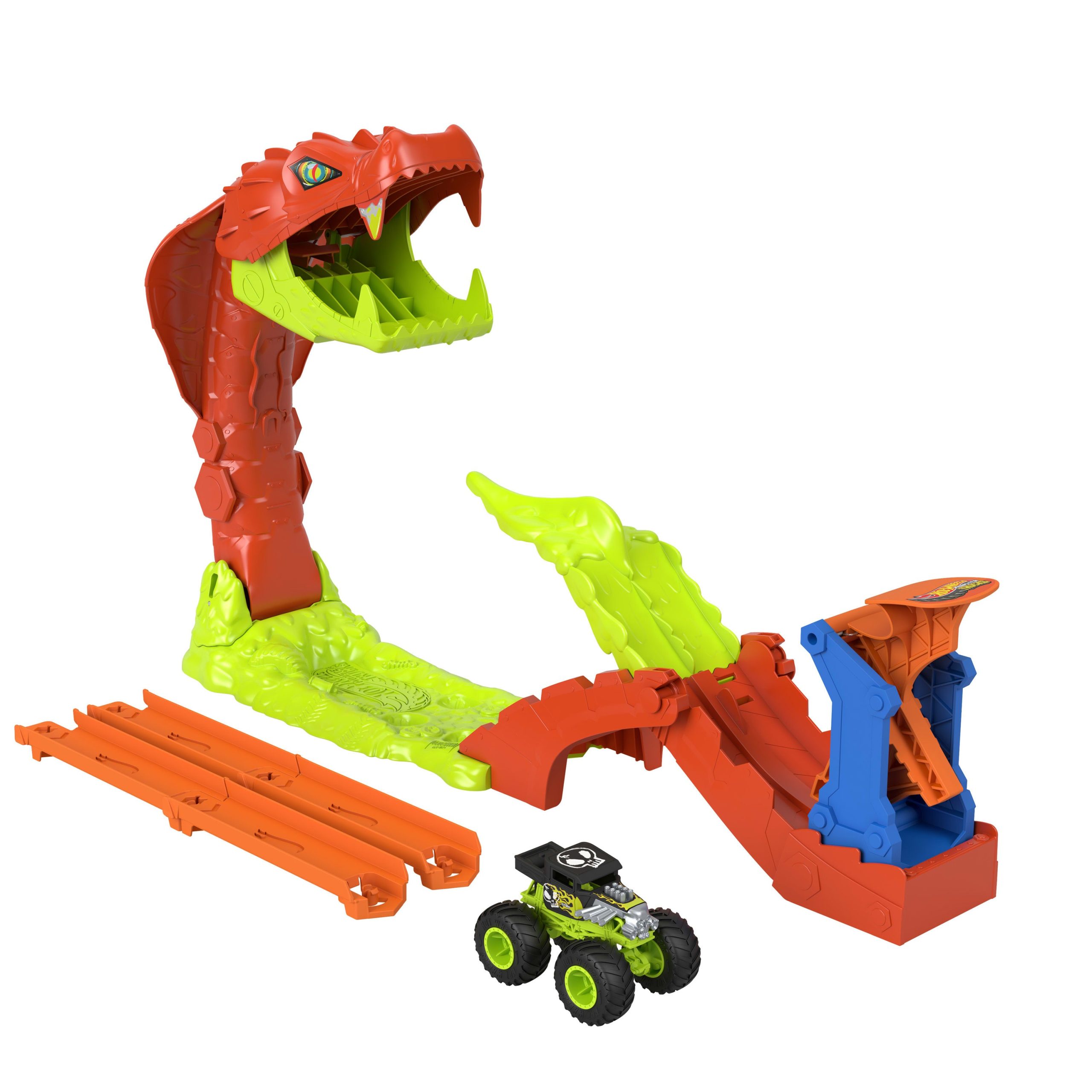 Hot Wheels Monster Trucks Pista Mordida de Serpente - Image 5