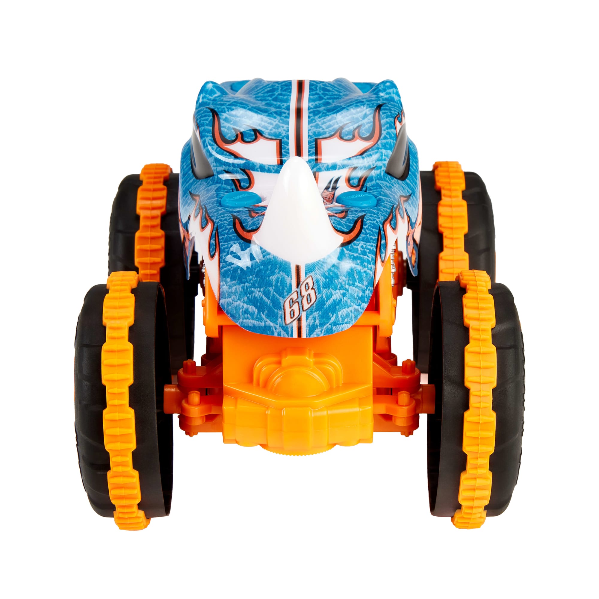 Hot Wheel RC Monster Trucks Rhinomite in 1:24 Scale. Battery-Powered Remote-Control Toy Truck - Image 4