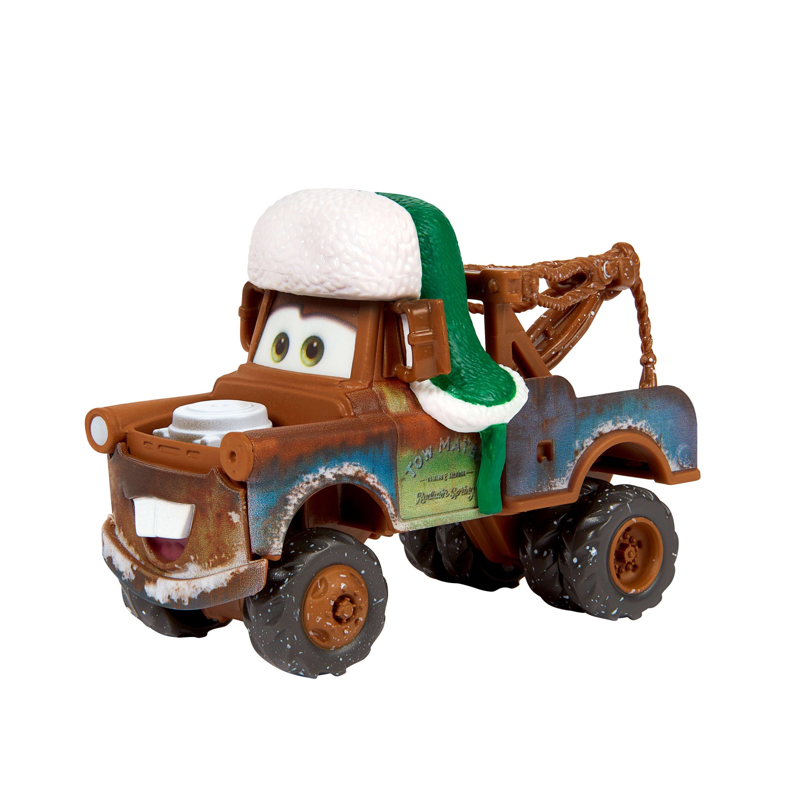 Disney And Pixar Cars Winter Die-Cast Multipack. Set Of 5 Toy Vehicles & 2 Plastic Accessories - Image 3