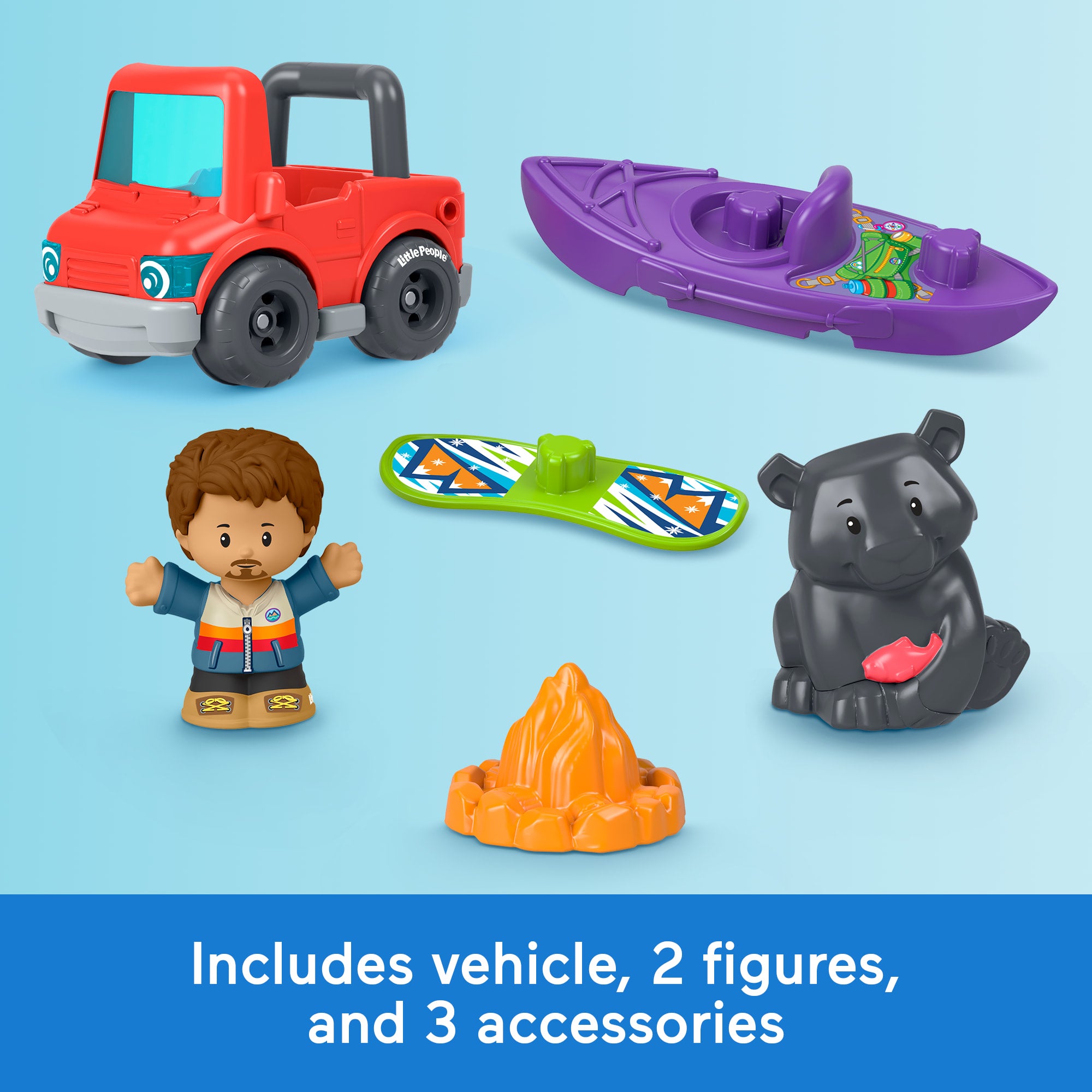 Fisher-Price Little People Ultimate Mountain Playset. Vehicle. Figures & Pieces For Toddler Play - Image 5