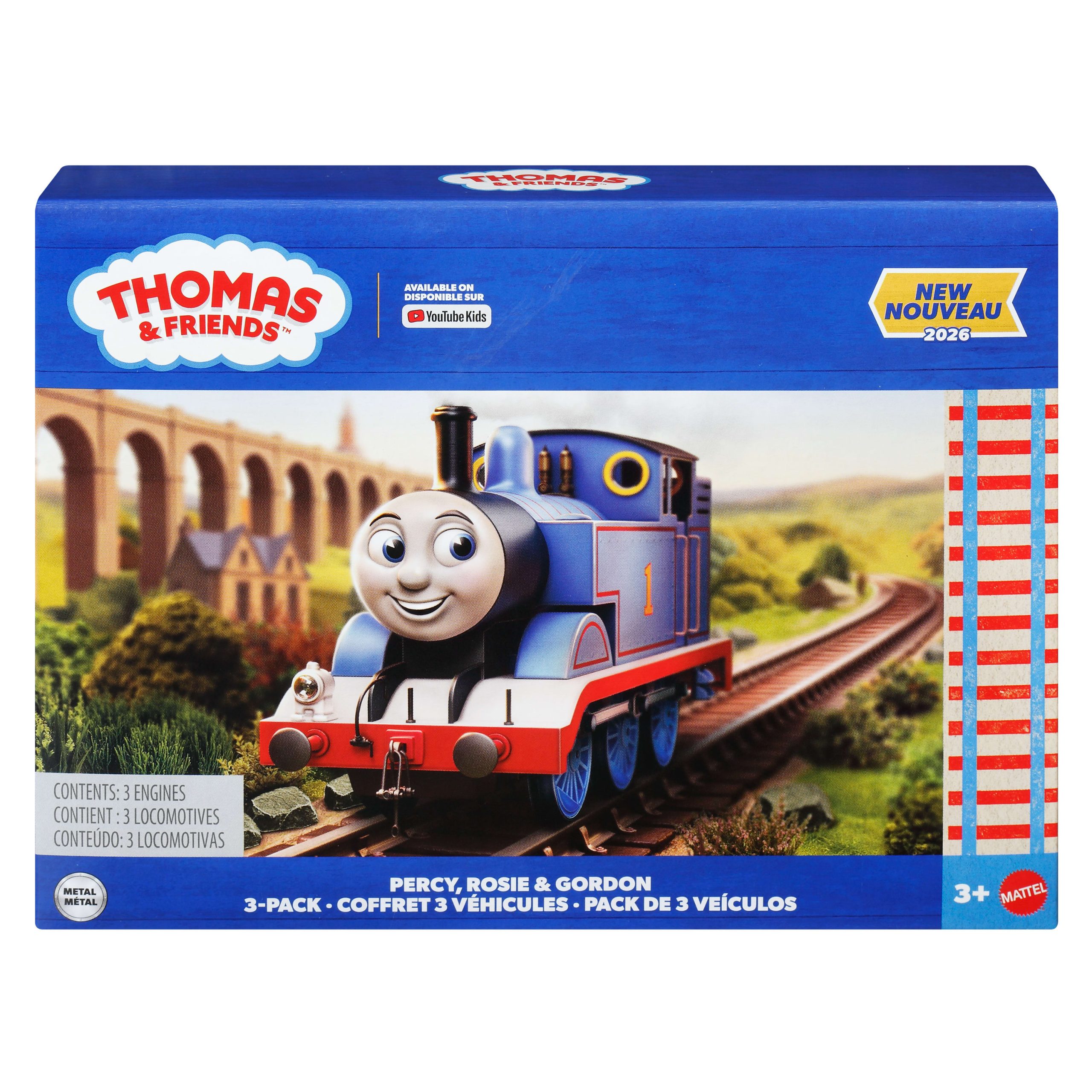 Thomas & Friends By Fisher-Price Die-Cast Toy Train Multipack With Percy. Rosie & Gordon Engines - Image 6