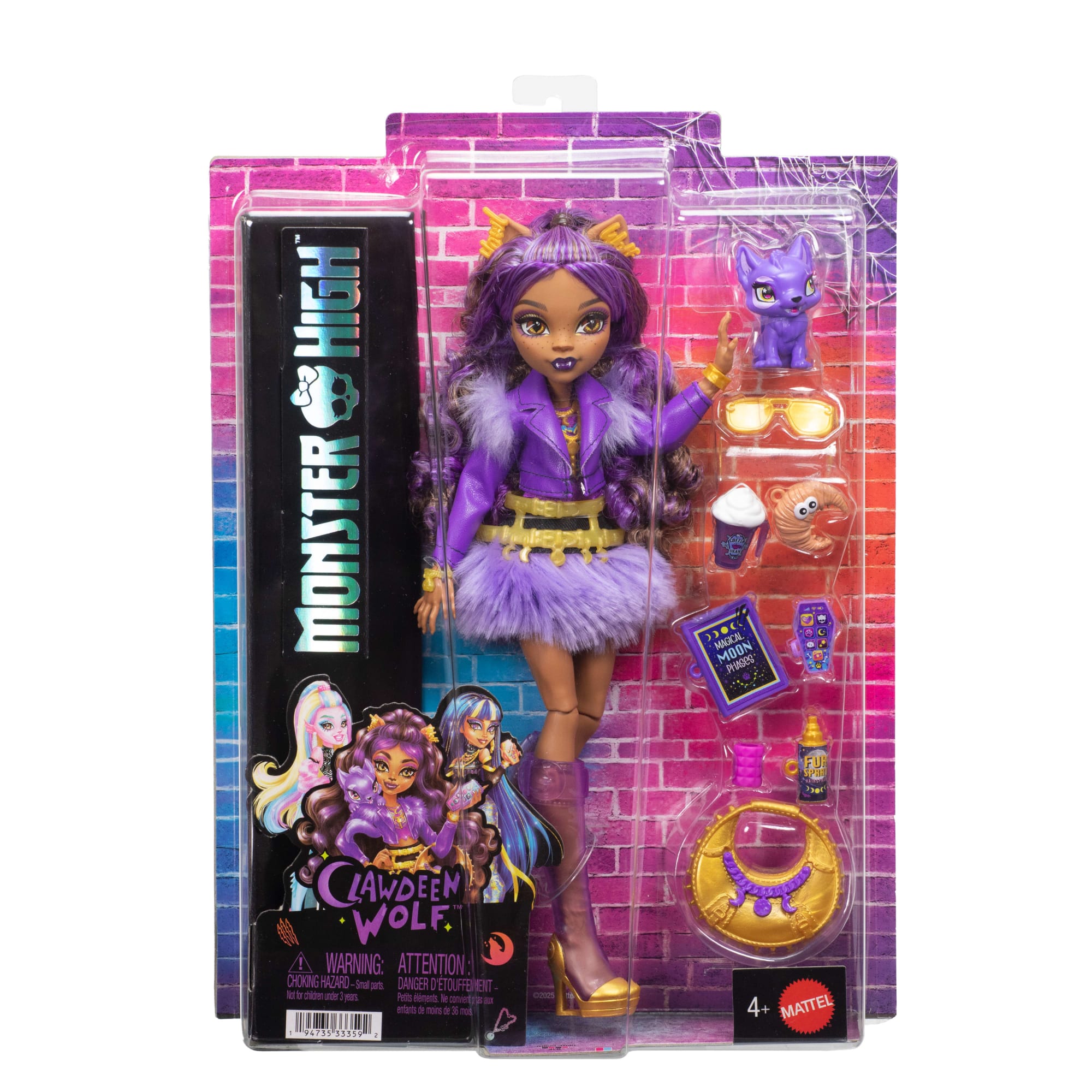 Monster High Muñeca Look Monstruoso Clawdeen - Image 6