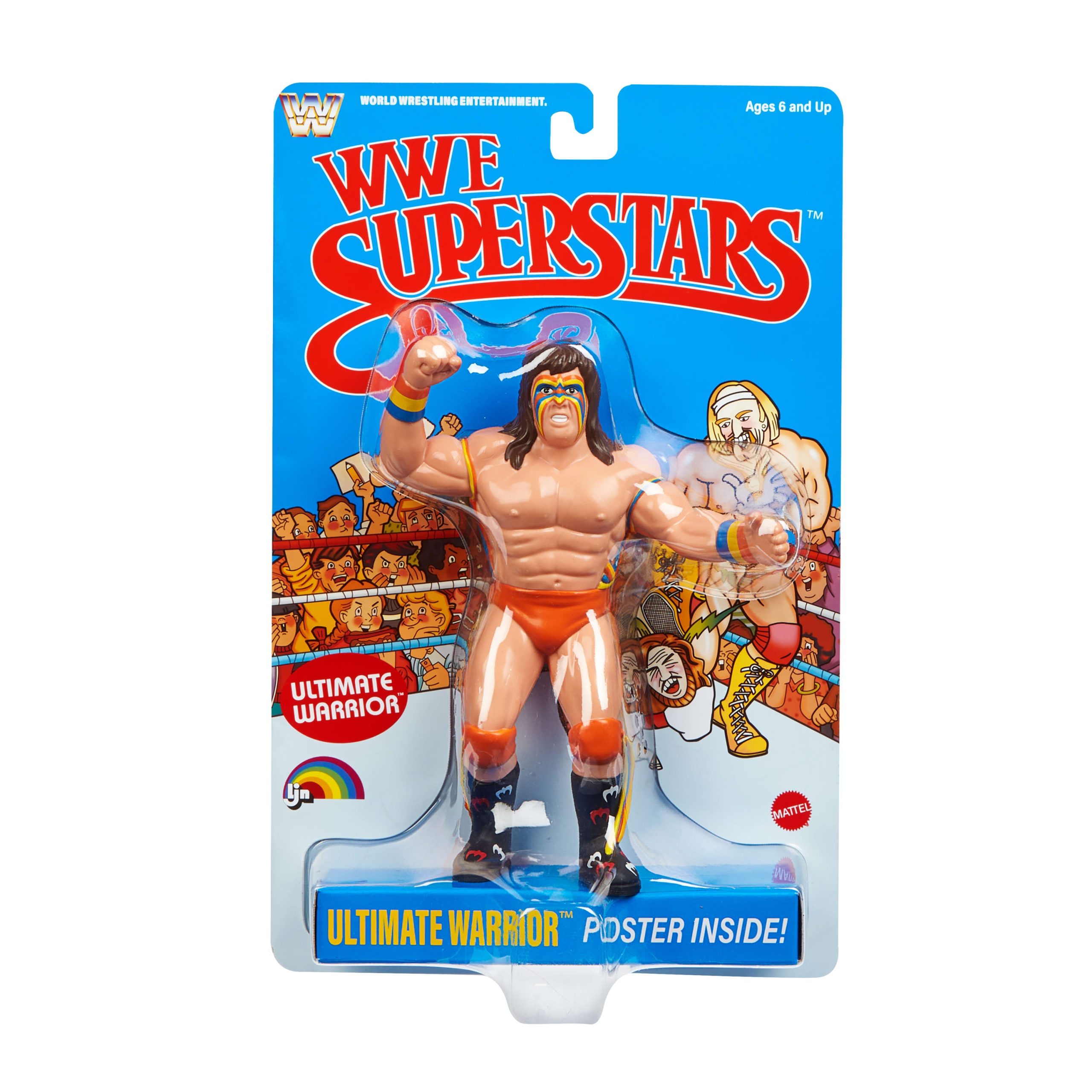 Ljn WWE Superstars Ultimate Warrior Action Figure. 1980s Retro 8-Inch Collectible Toy - Image 2