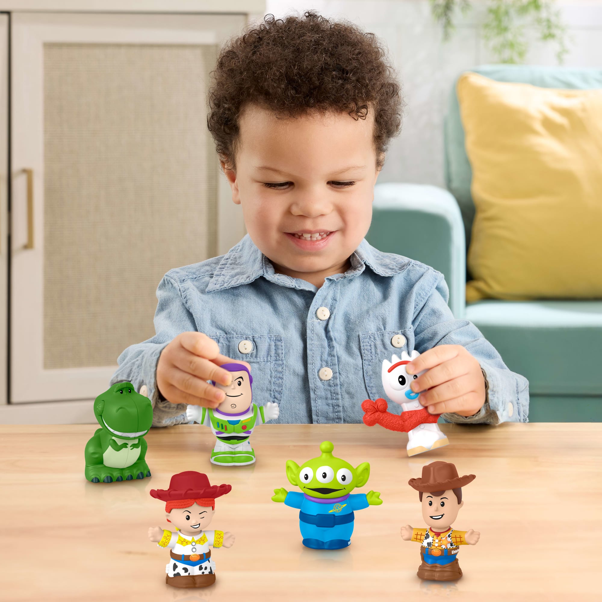Little People Toy Story Juguete para Bebés Paquete de 6 Figuras de Toy Story - Image 2