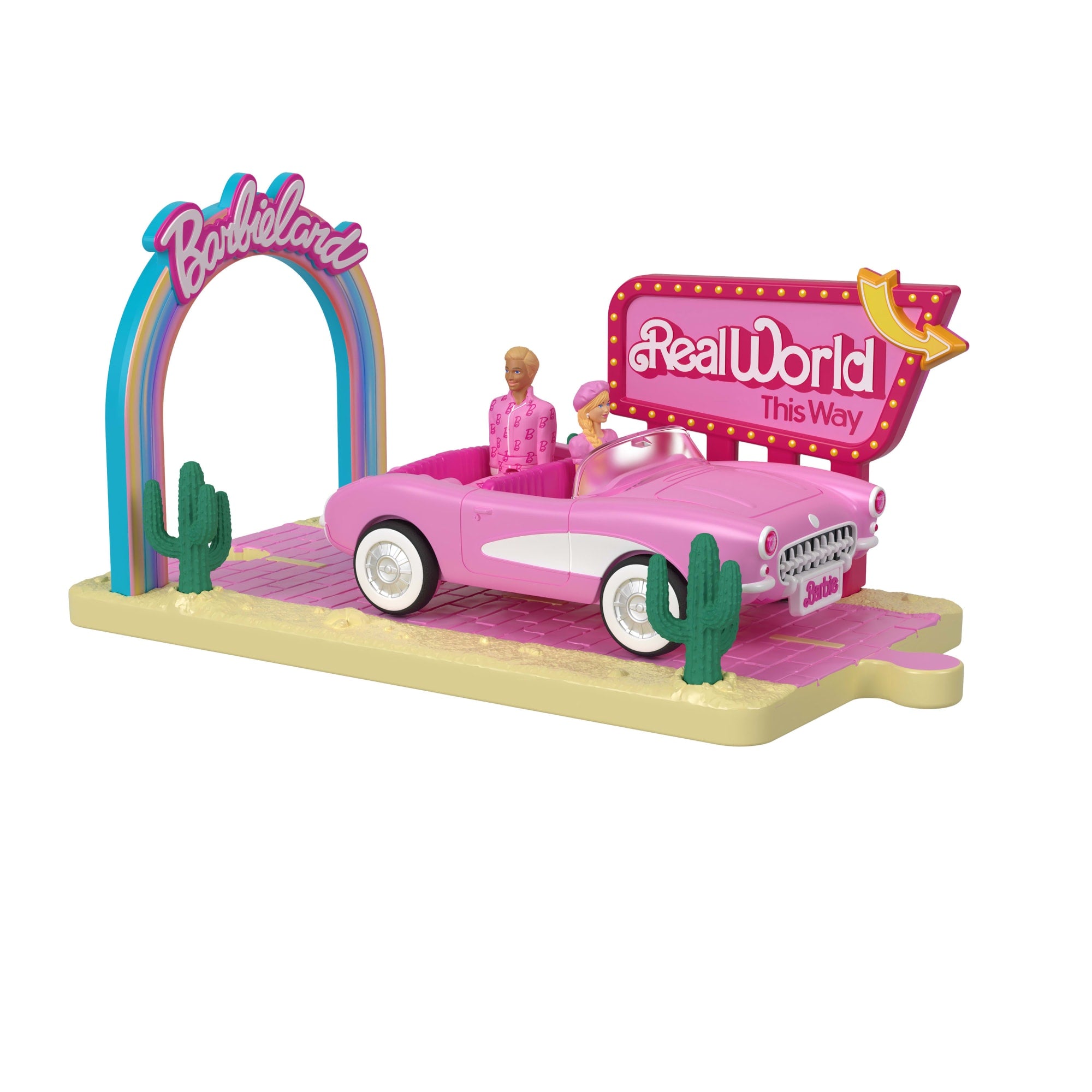 Barbie Mini BarbieLand Veículo para Boneca O Filme Barbie e Ken Mundo Real - Image 2