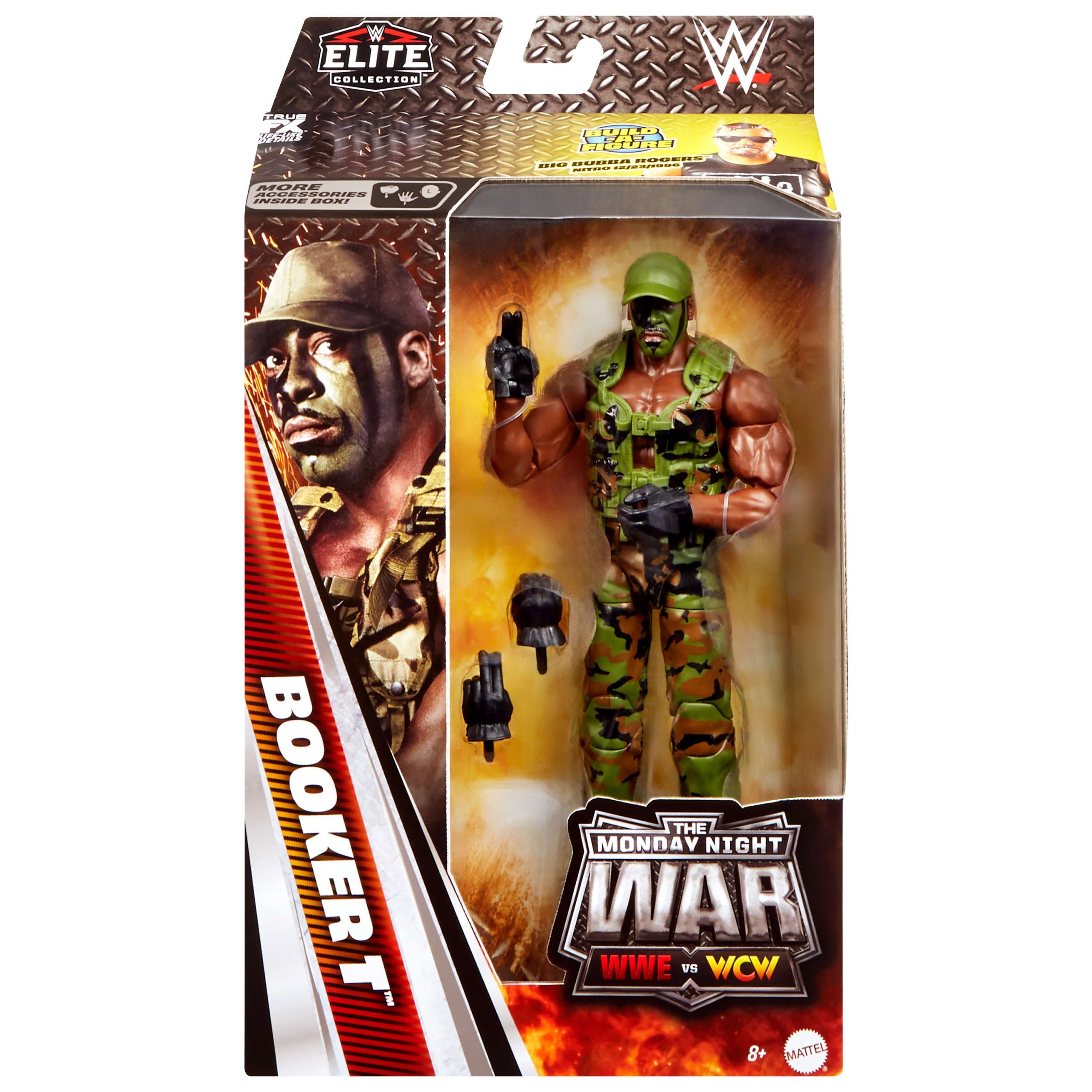 WWE Monday Night War Elite Collection Booker T Action Figure - Image 10