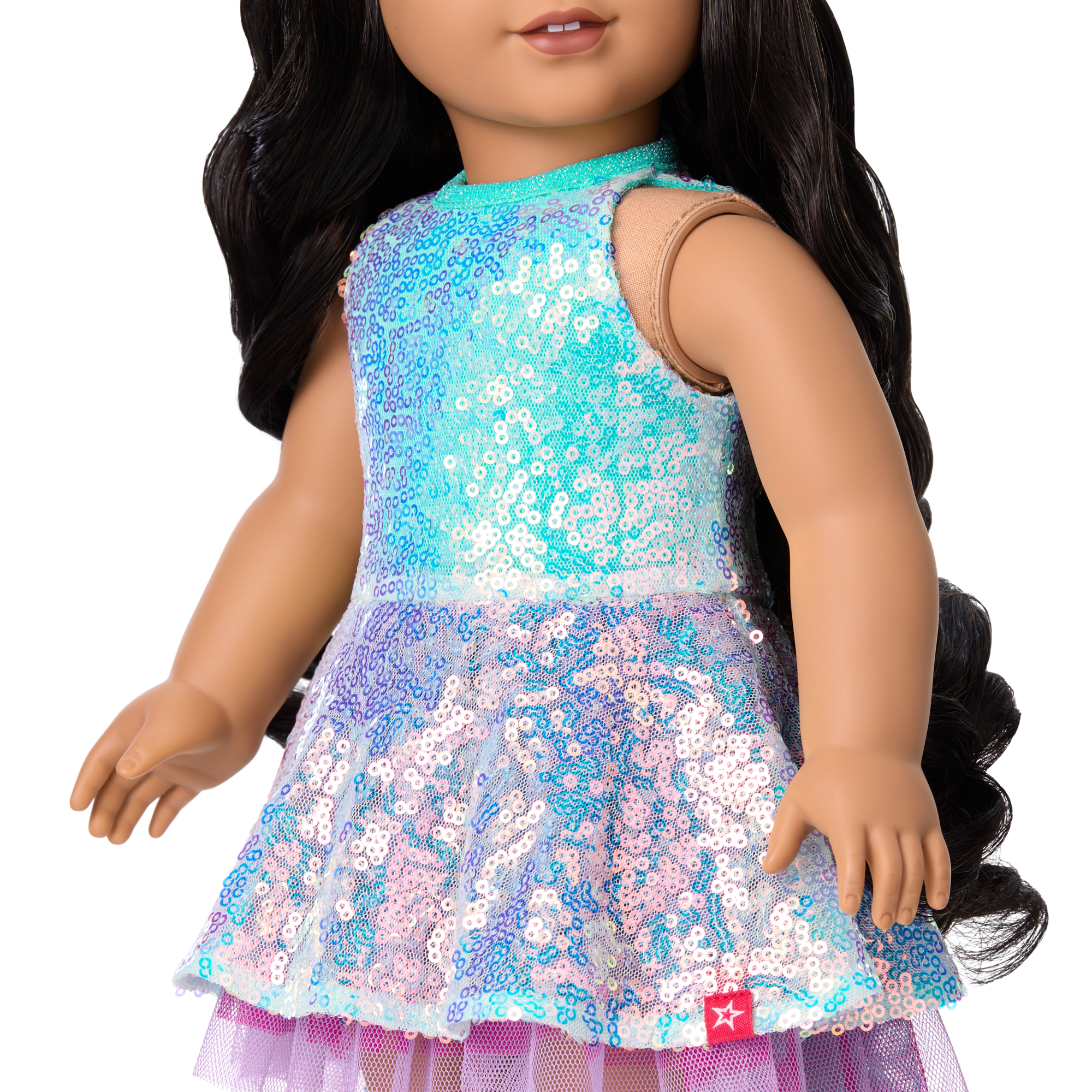 Glam Shimmering Ocean Outfit for 18-inch Dolls - Image 10
