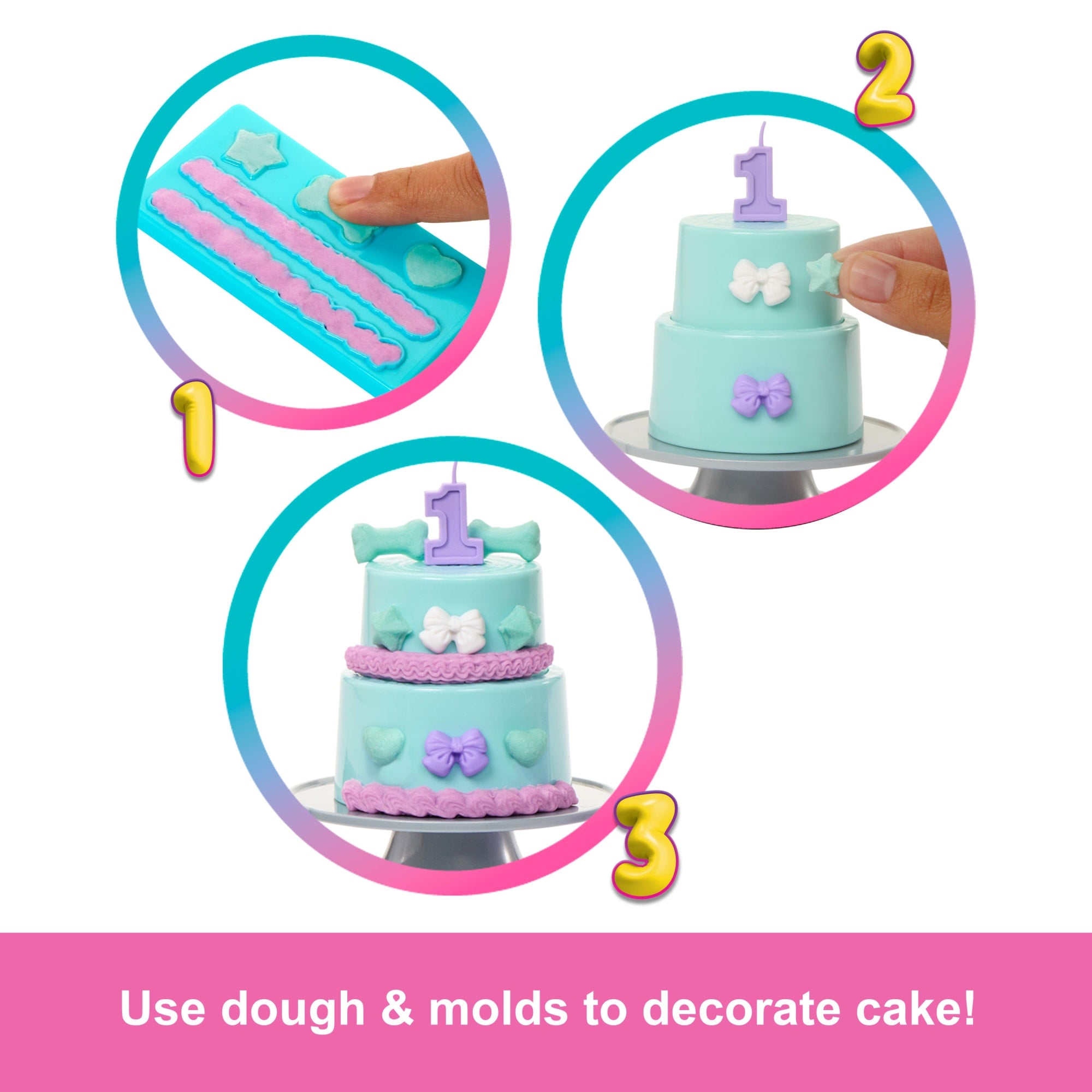 Barbie Party Unboxed Pet Birthday Series Doll & Accessories. Party Stars Set With 10 Surprises - Image 4