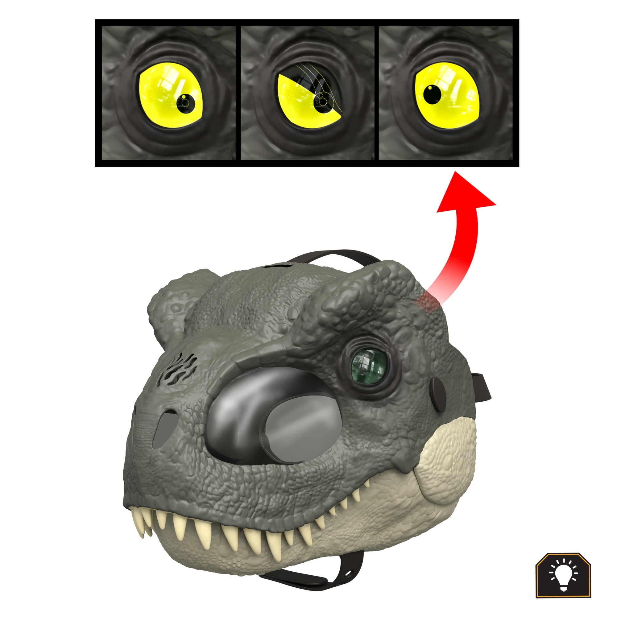 Jurassic World Juguete Rebirth Máscara Deluxe de Dinosaurio - Image 5