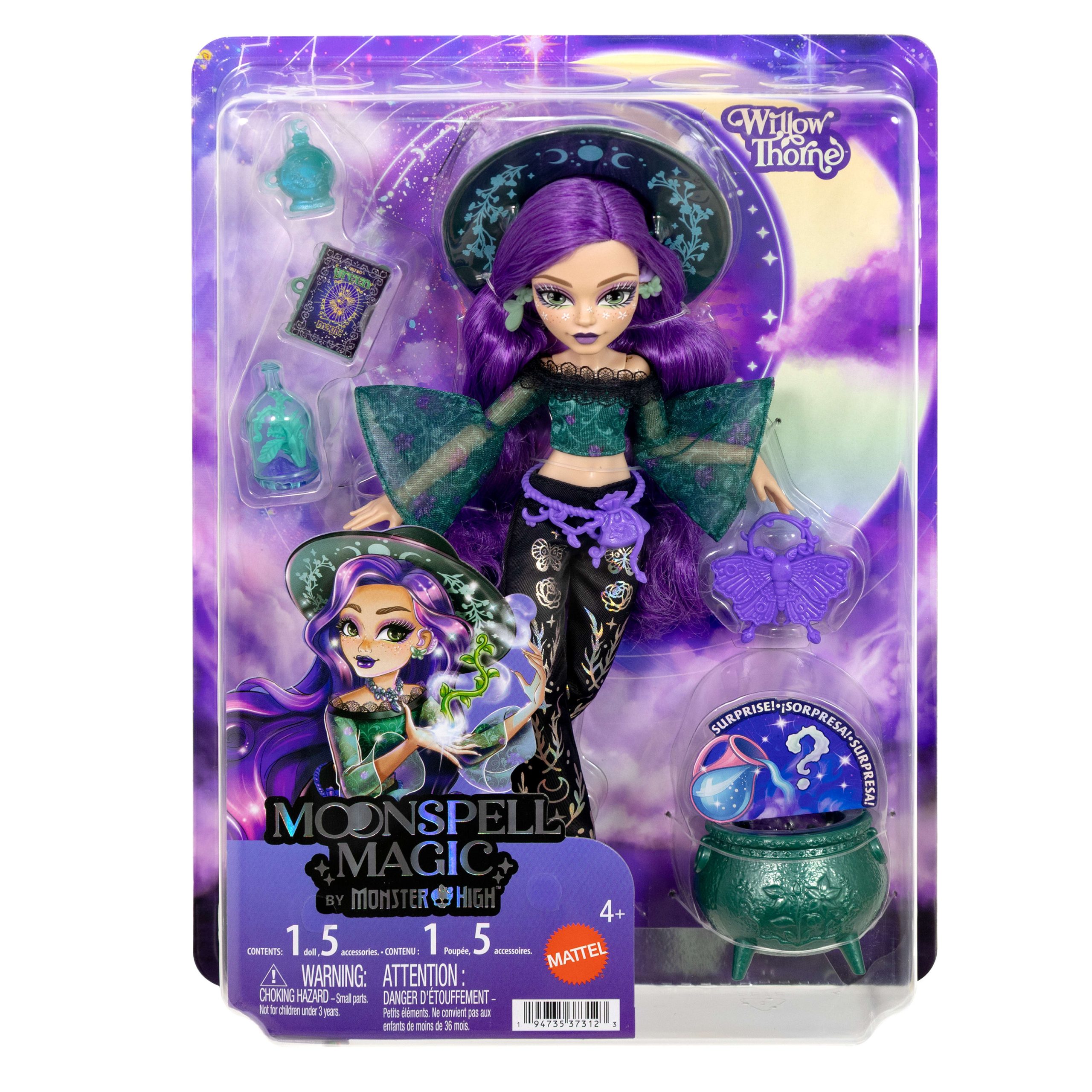 Monster High-Poupée Willow Thorne-Avec Accessoiress - Image 6