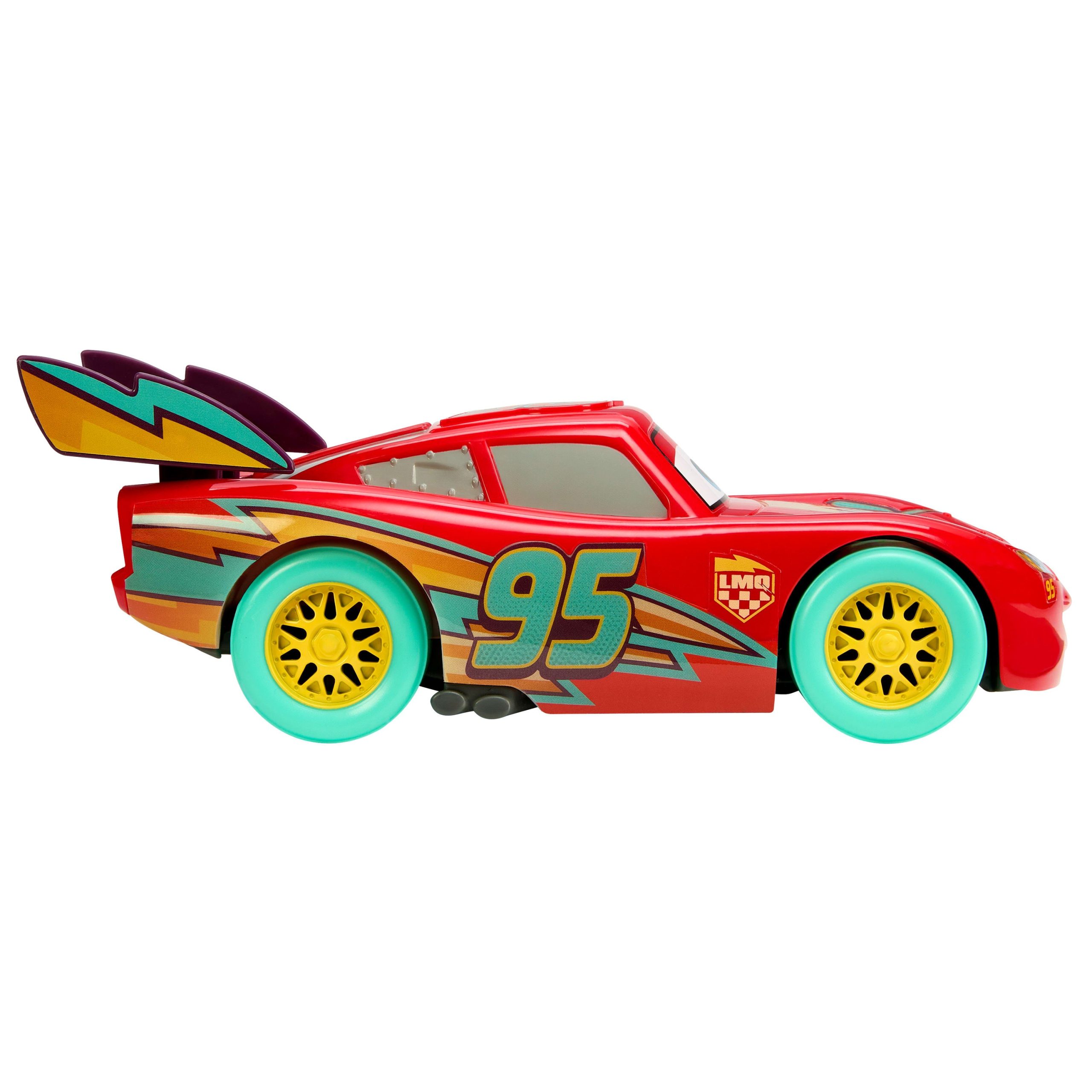 Disney And Pixar Cars Race To Celebrate Lights & Sounds Lightning Mcqueen. Large-Scale Toy Vehicle - Image 5