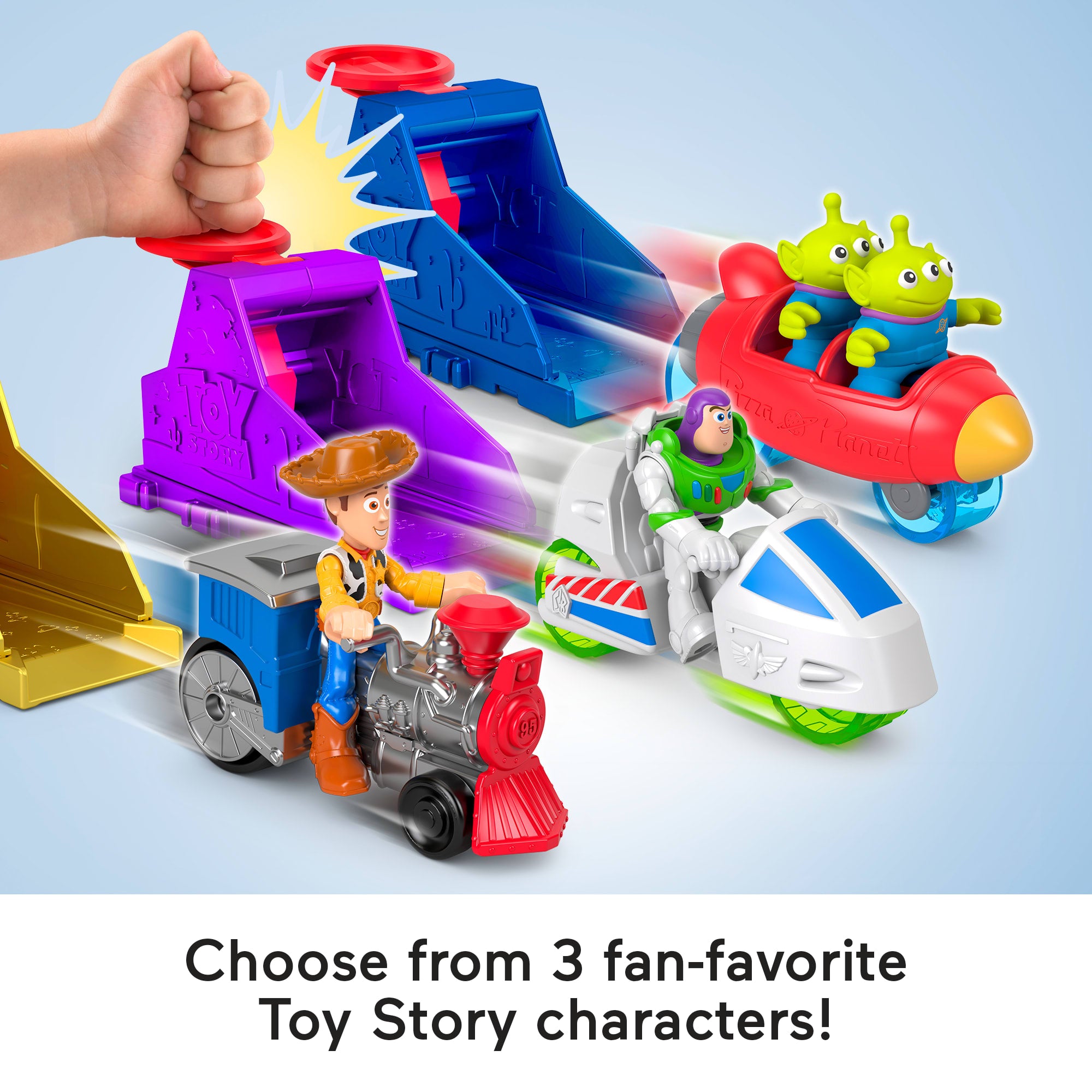 Imaginext Launcher Set With Disney And Pixar Toy Story Buzz Lightyear Figure - Image 2