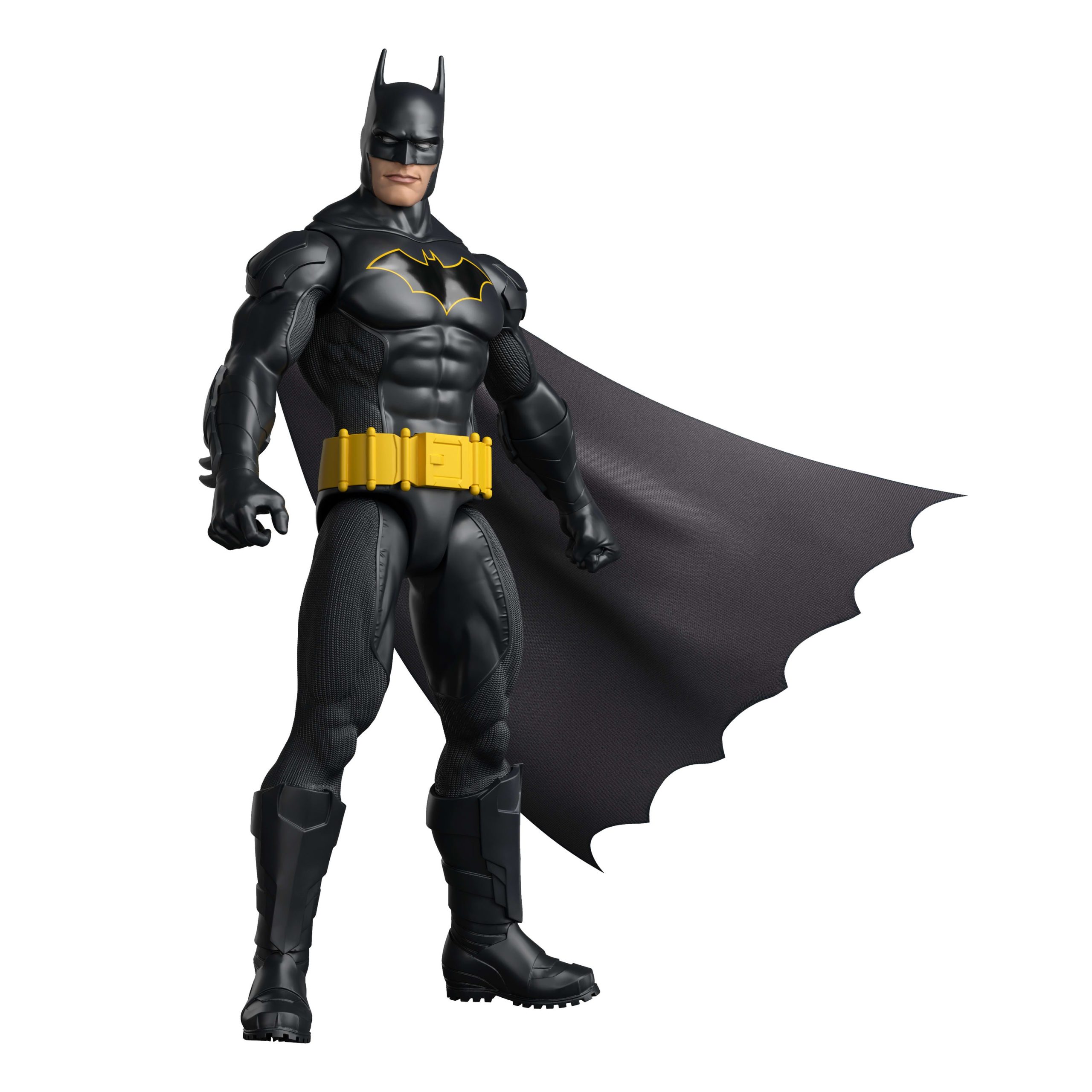 DC 12-inch Batman Action Figure. Black Batsuit. 7 Points Of Articulation