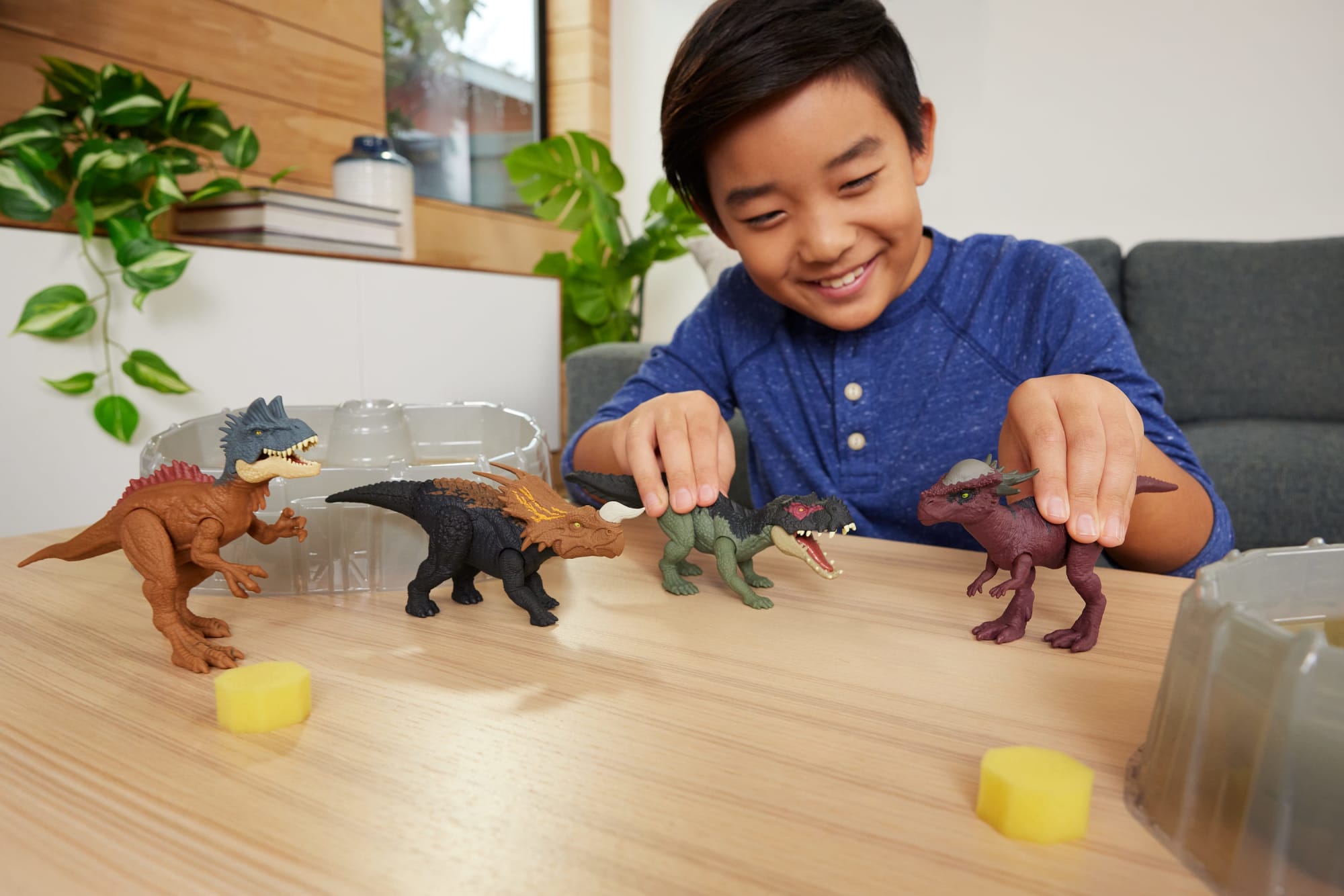 Jurassic World Dinosaurio de Juguete Dino Reveal Paquete de Batalla - Image 2