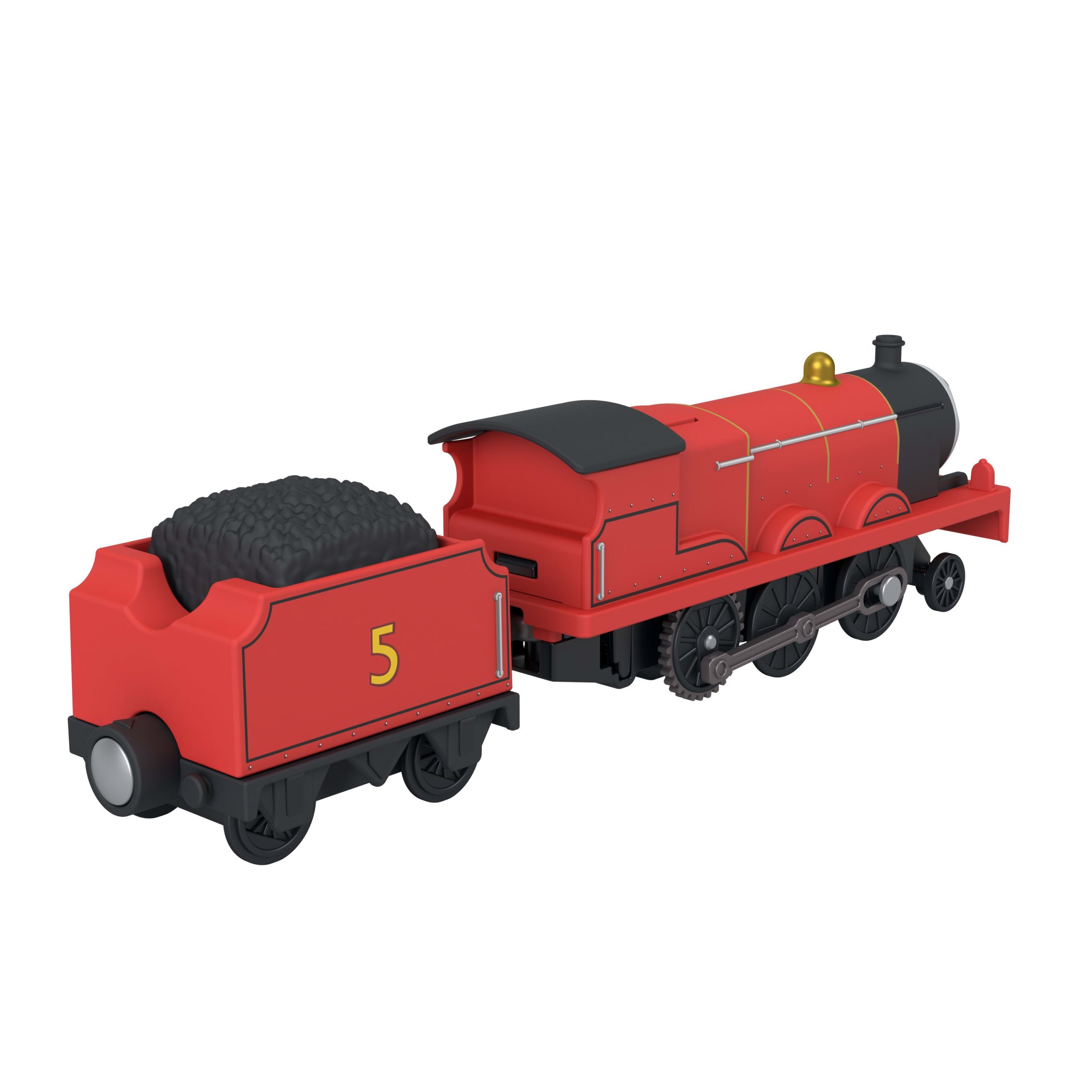 Thomas & Friends By Fisher-Price Motorized Train. Battery-Powered Toy James Engine & Tender - Image 4