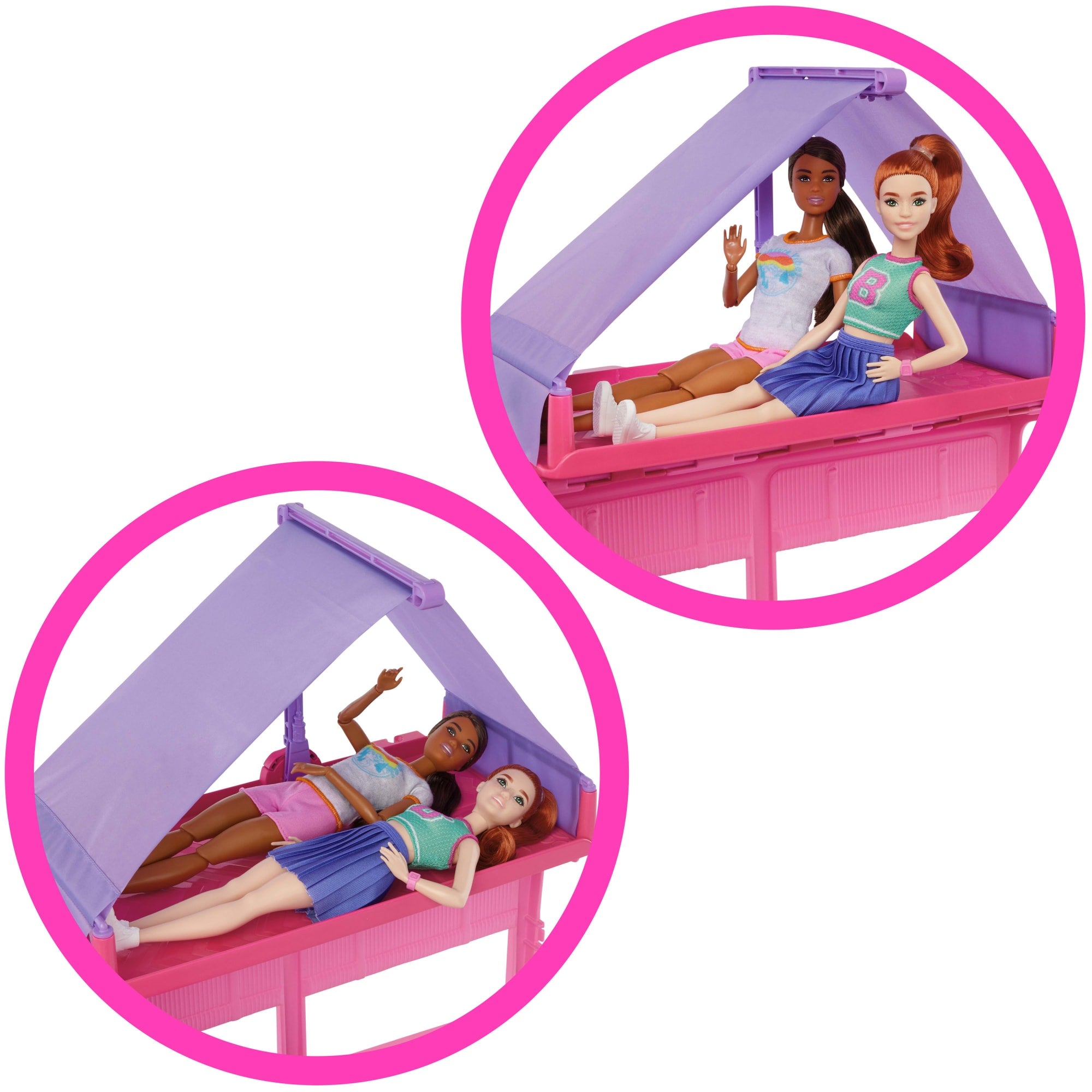 Barbie-Coffret Camping-Car de Rêve-Avec Plus de 60Accessoires - Image 5