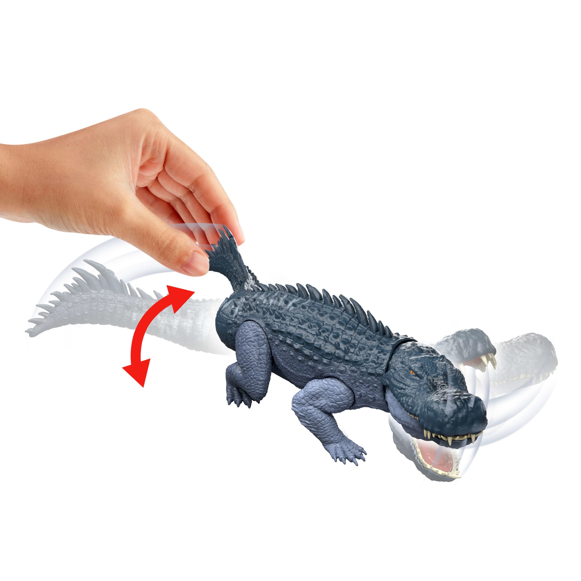 Jurassic World Dinosaurio de Juguete Rebirth Rastreadores Gigantes Purussaurus - Image 3