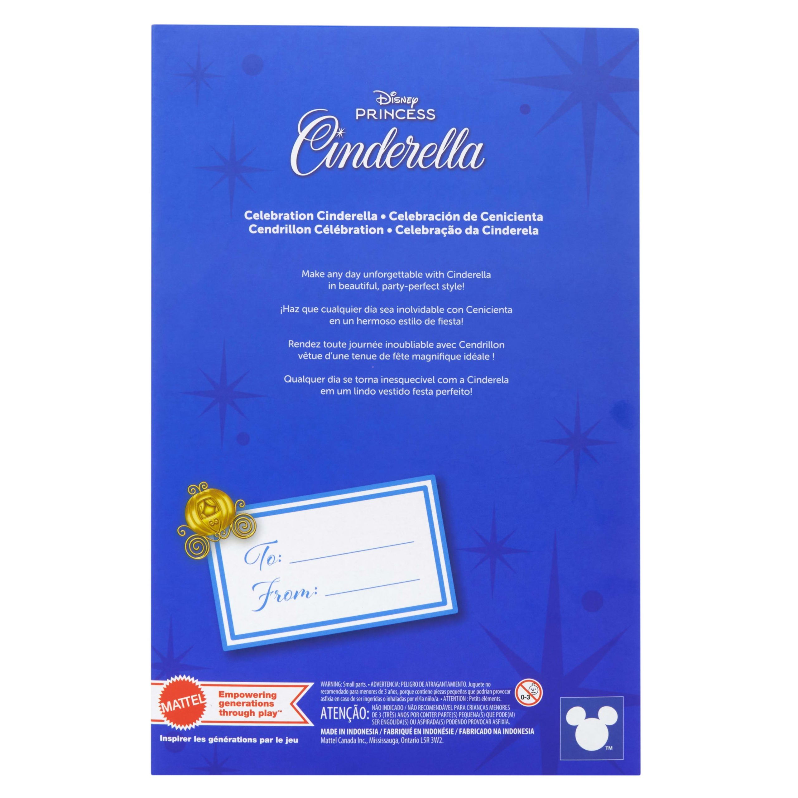 Disney Princess Birthday Celebration Cinderella Collectible Fashion Doll. Inspired By Disney Movie - Image 6