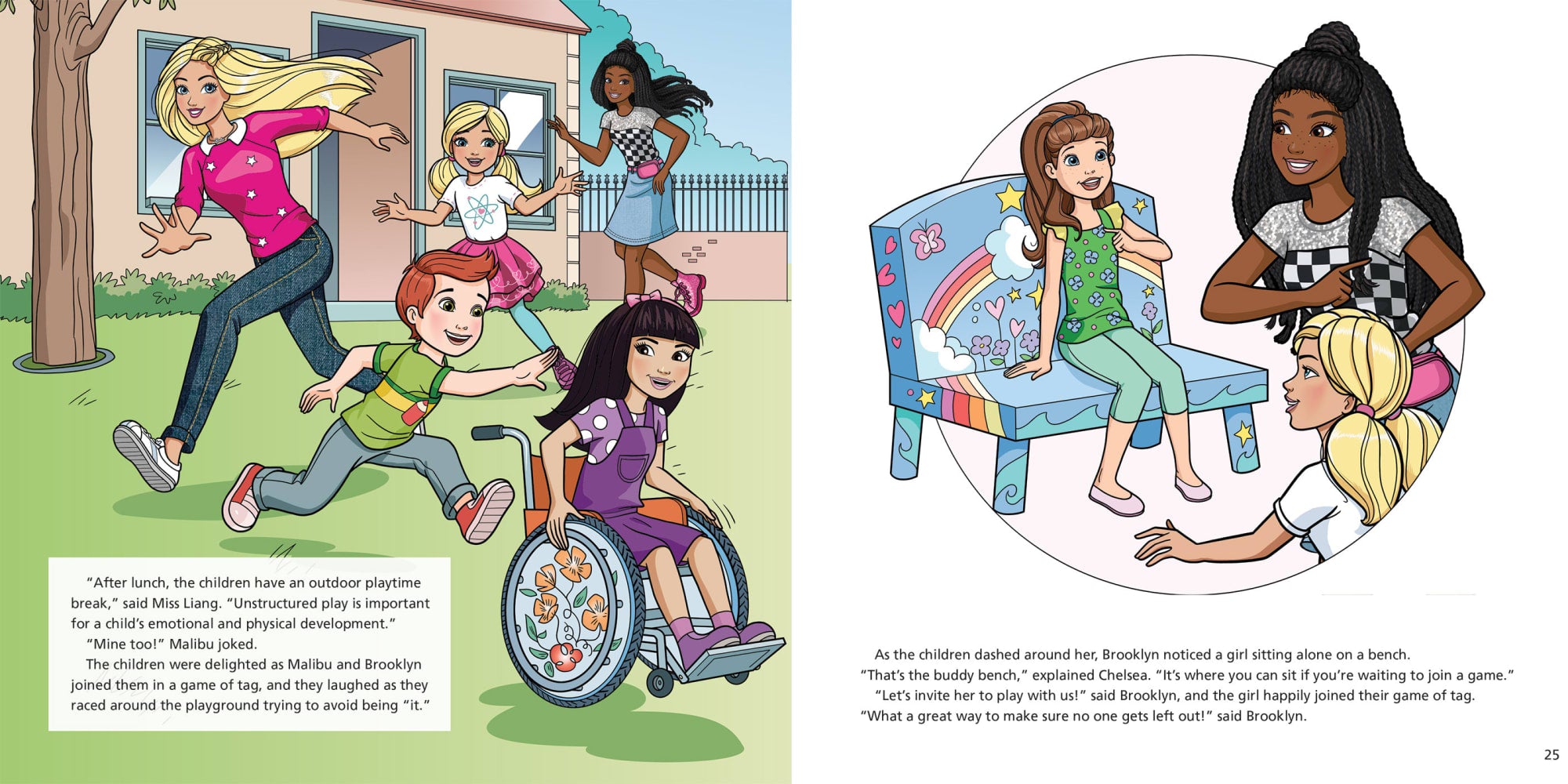 Barbie: You Can Be A Teacher. Paperback Book For Kids. Includes 2 Sticker Sheets - Image 4
