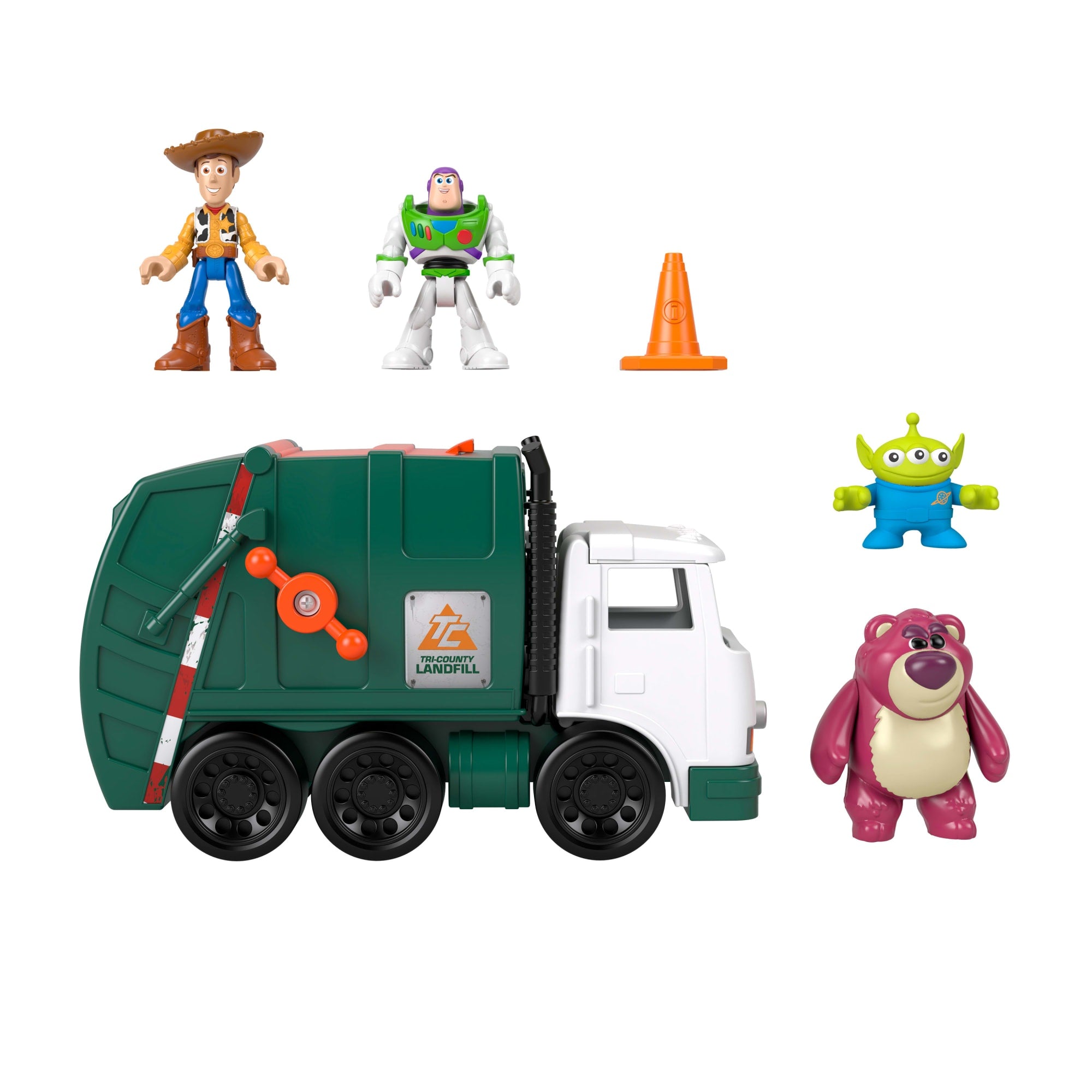 Fisher Price-Disney Pixar Toy Story Camion-Poubelle Avec 4 Figurines - Image 6