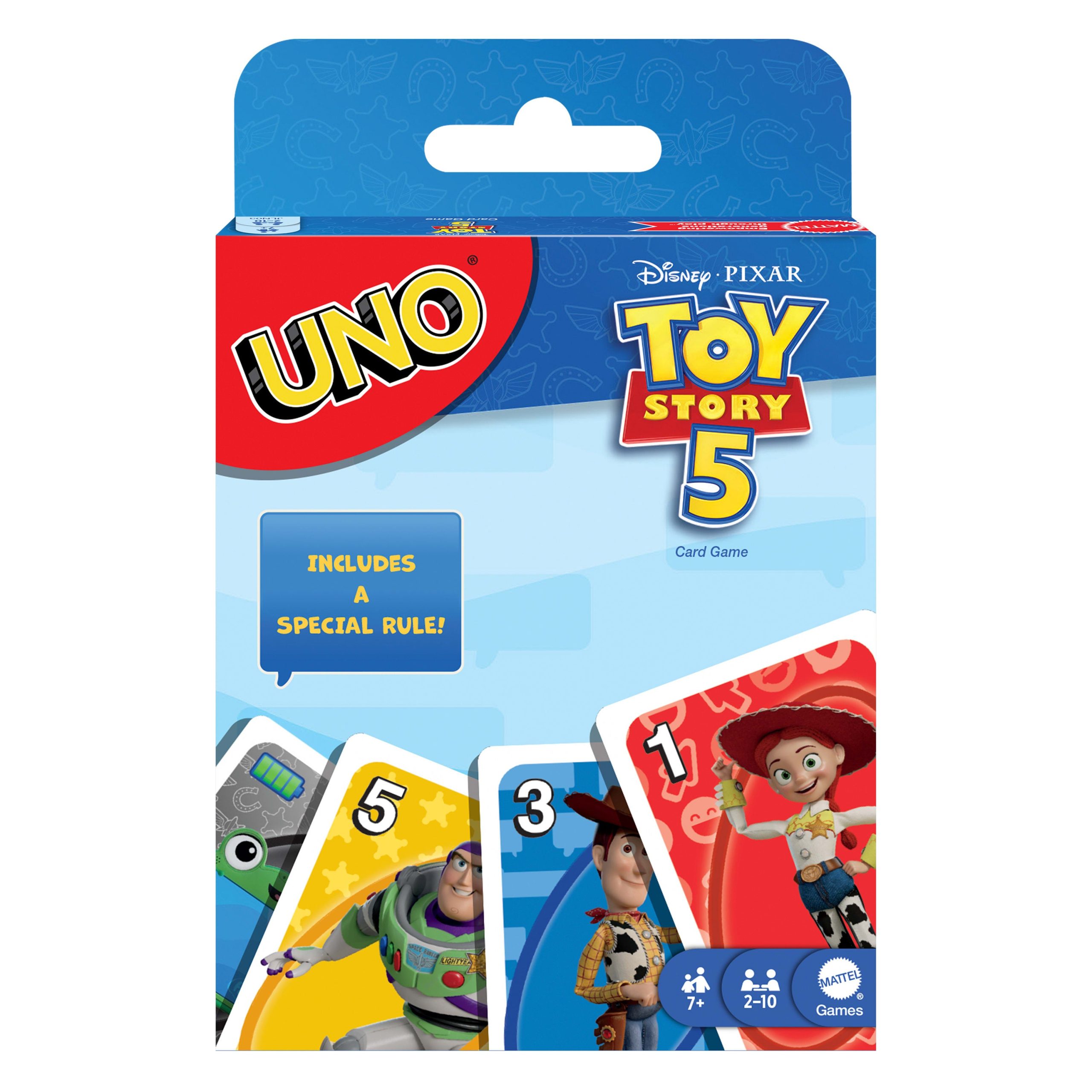 UNO Disney And Pixar Toy Story 5 Card Game For Kid. Adult & Family Nights. Deck Inspired By The Movie