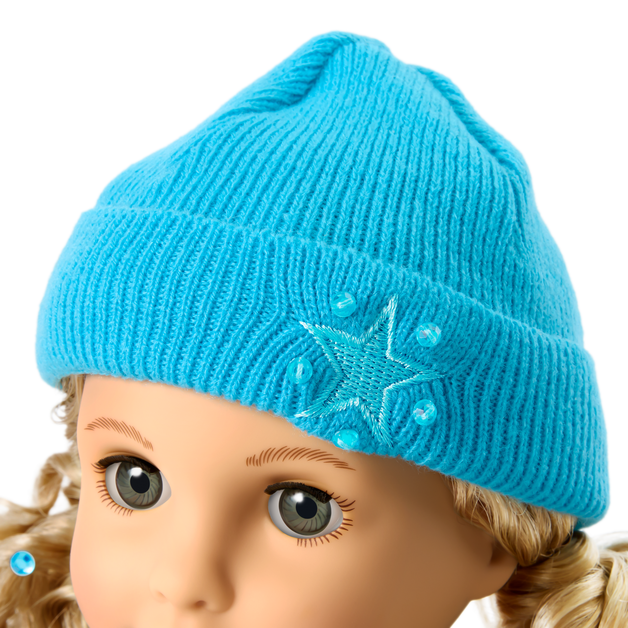 December Blue Brilliance Topaz Outfit for 18-inch Dolls - Image 4