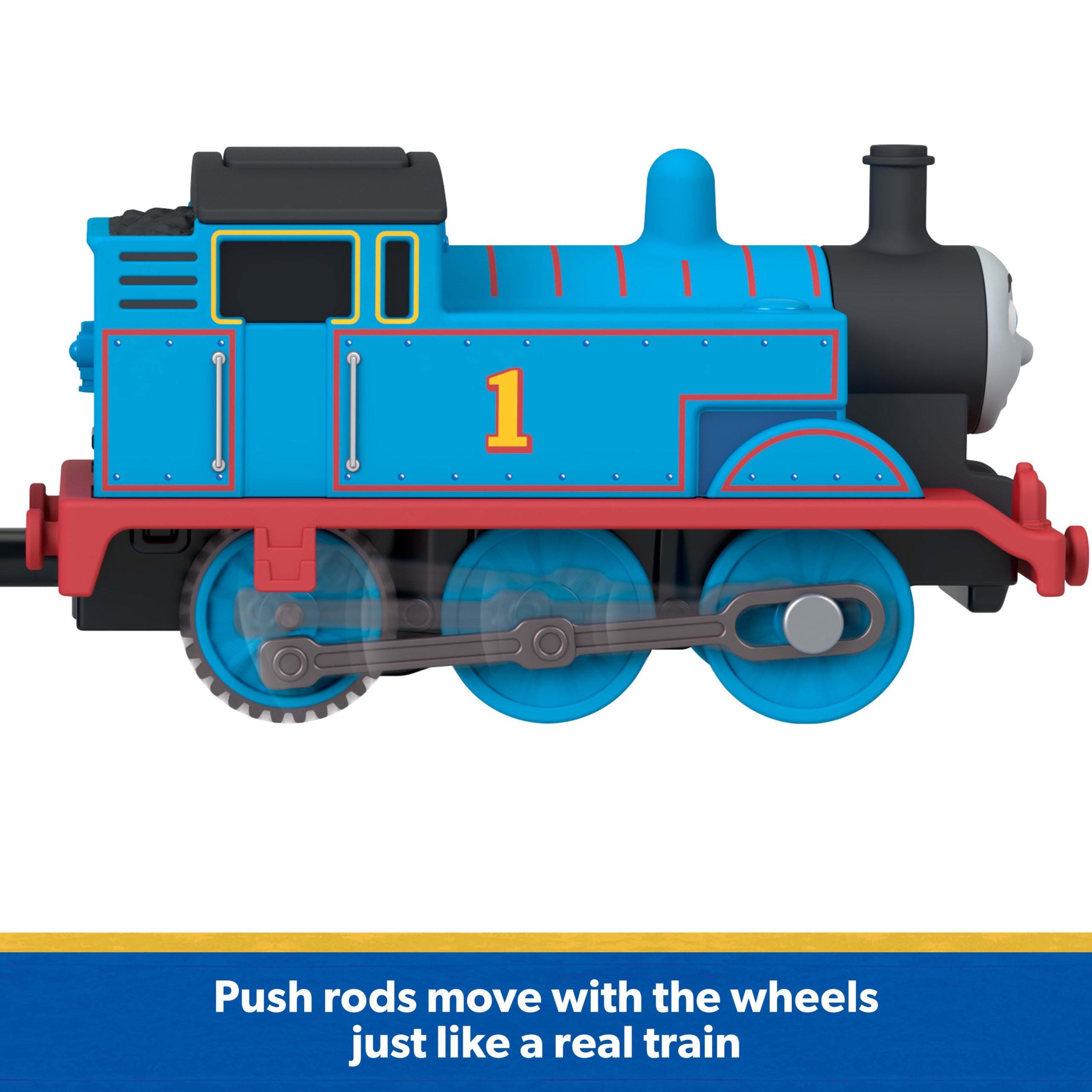 Thomas & Friends By Fisher-Price Motorized Thomas Engine & S.C. Ruffey. Battery-Powered Train - Image 5