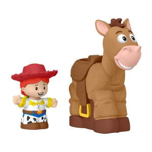 Fisher-Price Little People Disney Pixar Toy Story Bobbin' Bullseye & Jessie. Toddler Figure Set