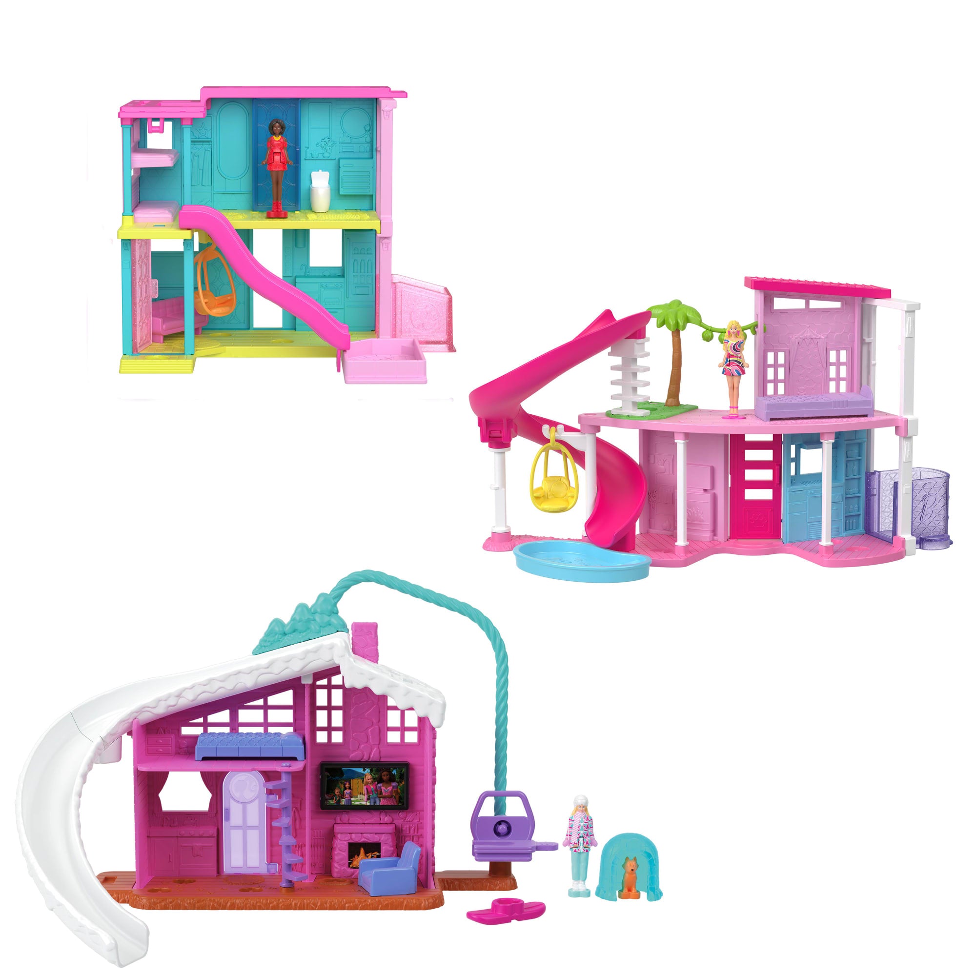 Barbie Mini Barbie Land Dreamhouse Including 1.5-Inch Doll. Furniture & Accessories - Image 2