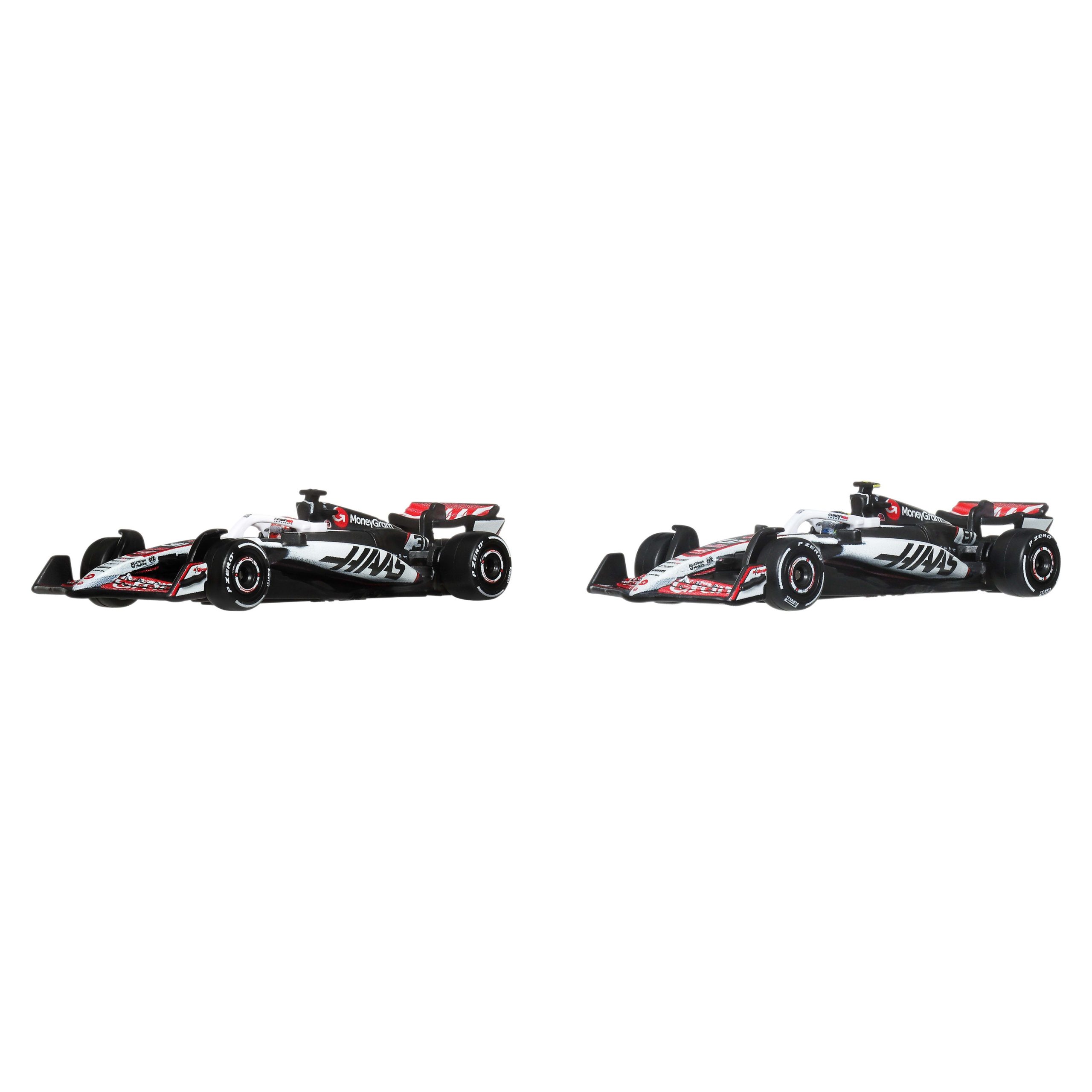 Hot Wheels Premium Moneygram Haas F1 Team 2-Pack With Ocon & Bearman Racecars - Image 2