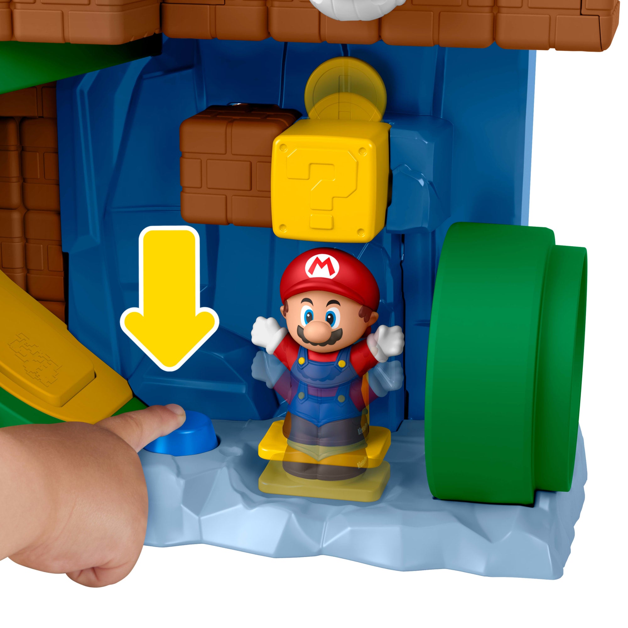 Little People Mario Bros Brinquedo para Bebês FP Little People Playset Mundo Do Mario Bros - Image 4