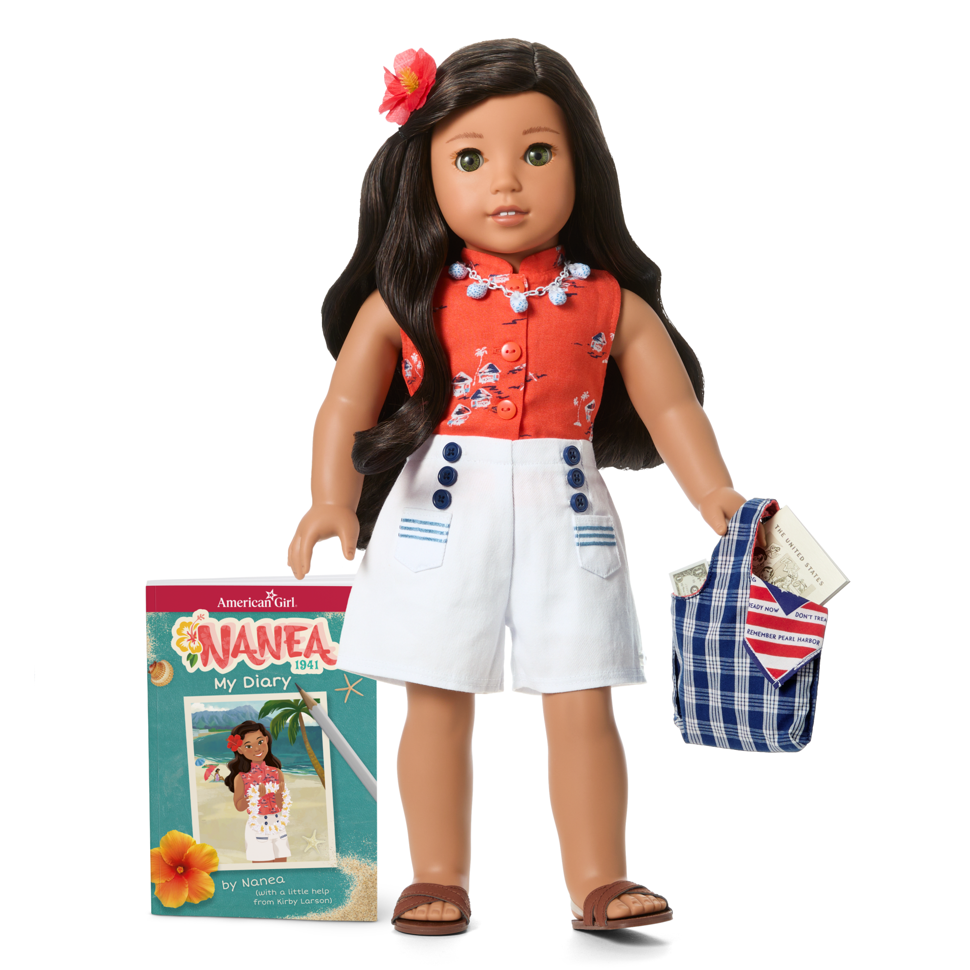 Nanea Mitchell™ 18-inch Doll. Journal & Accessories (Historical Characters)