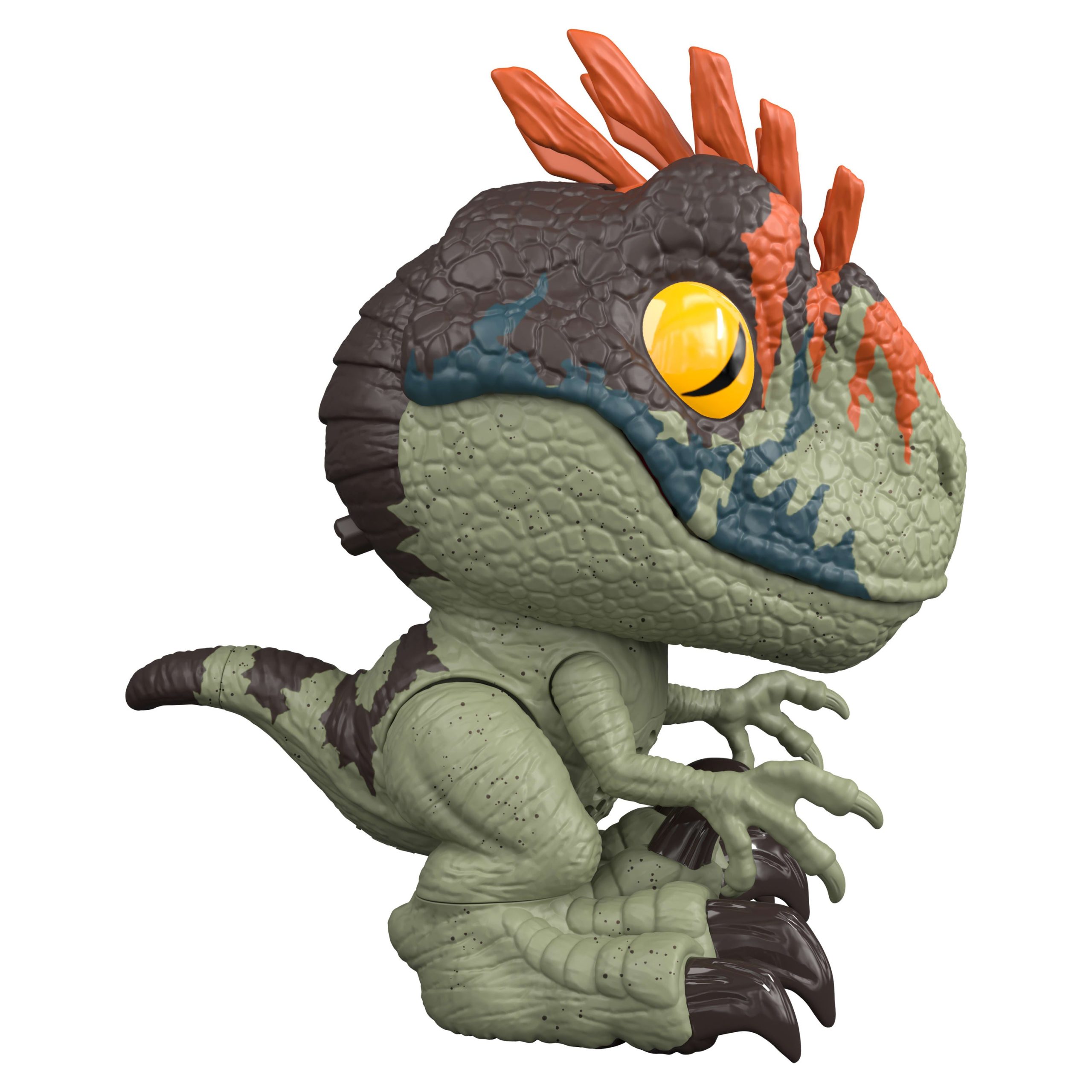 Jurassic World Fierce Feeder Velociraptor Dinosaur With Swallow And Spit Interactive Feature - Image 4