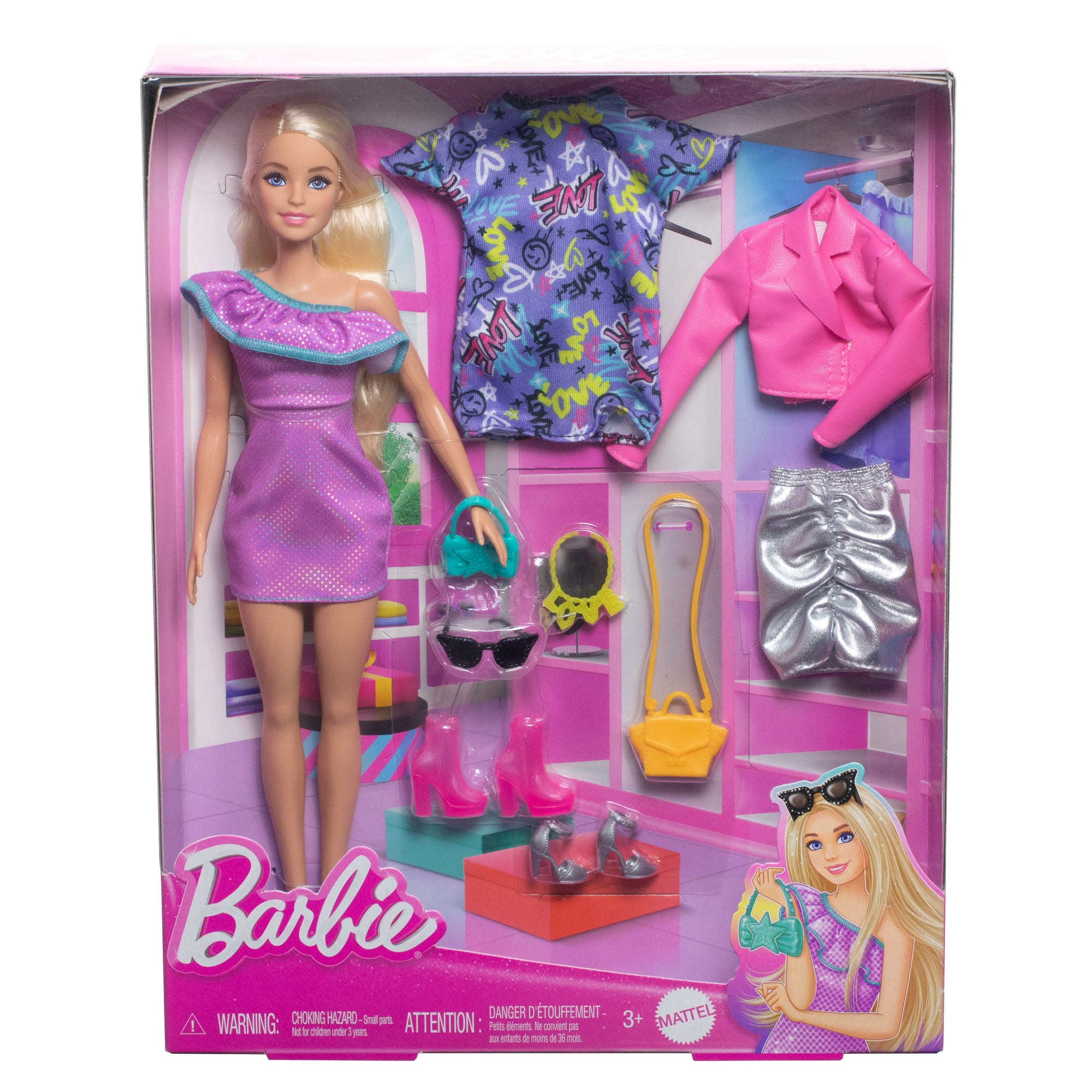 Barbie® Coffret Poupée Barbie et Tenues - Image 6