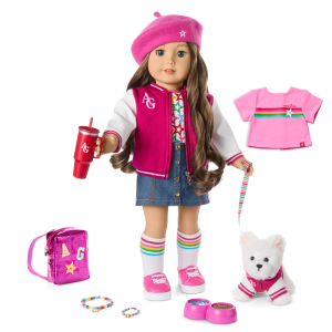 Truly Me™ 18-inch Doll #126. Puppy. Mini Backpack & Accessories AG™ Star Squad Bundle