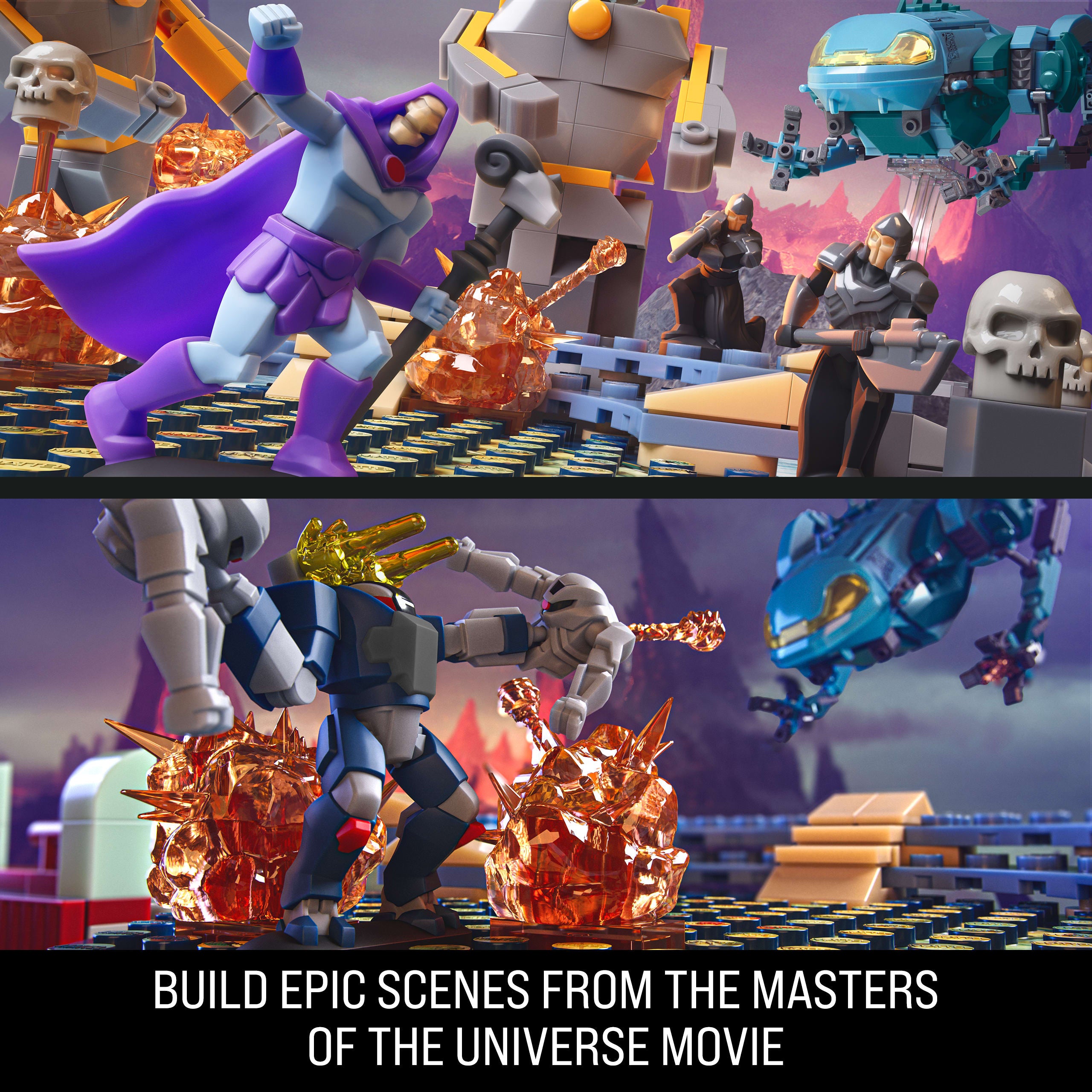 Mattel Brick Shop Masters Of The Universe Attack Of The Collector Building Toy Kit (593 Pieces). For Collectors - Image 5