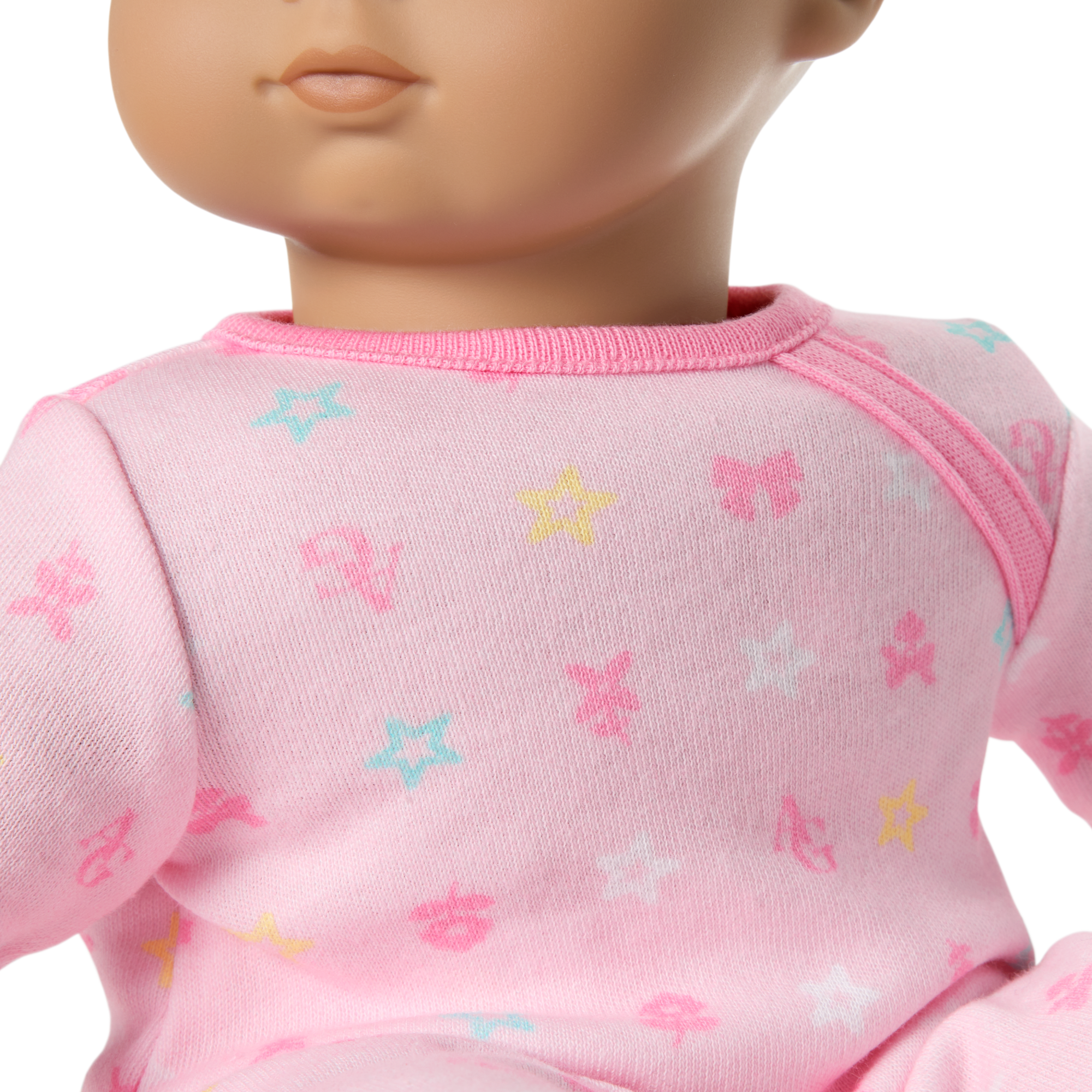 Bitty Baby® Doll #5 with dark-brown hair in Pastel Pink - Image 5