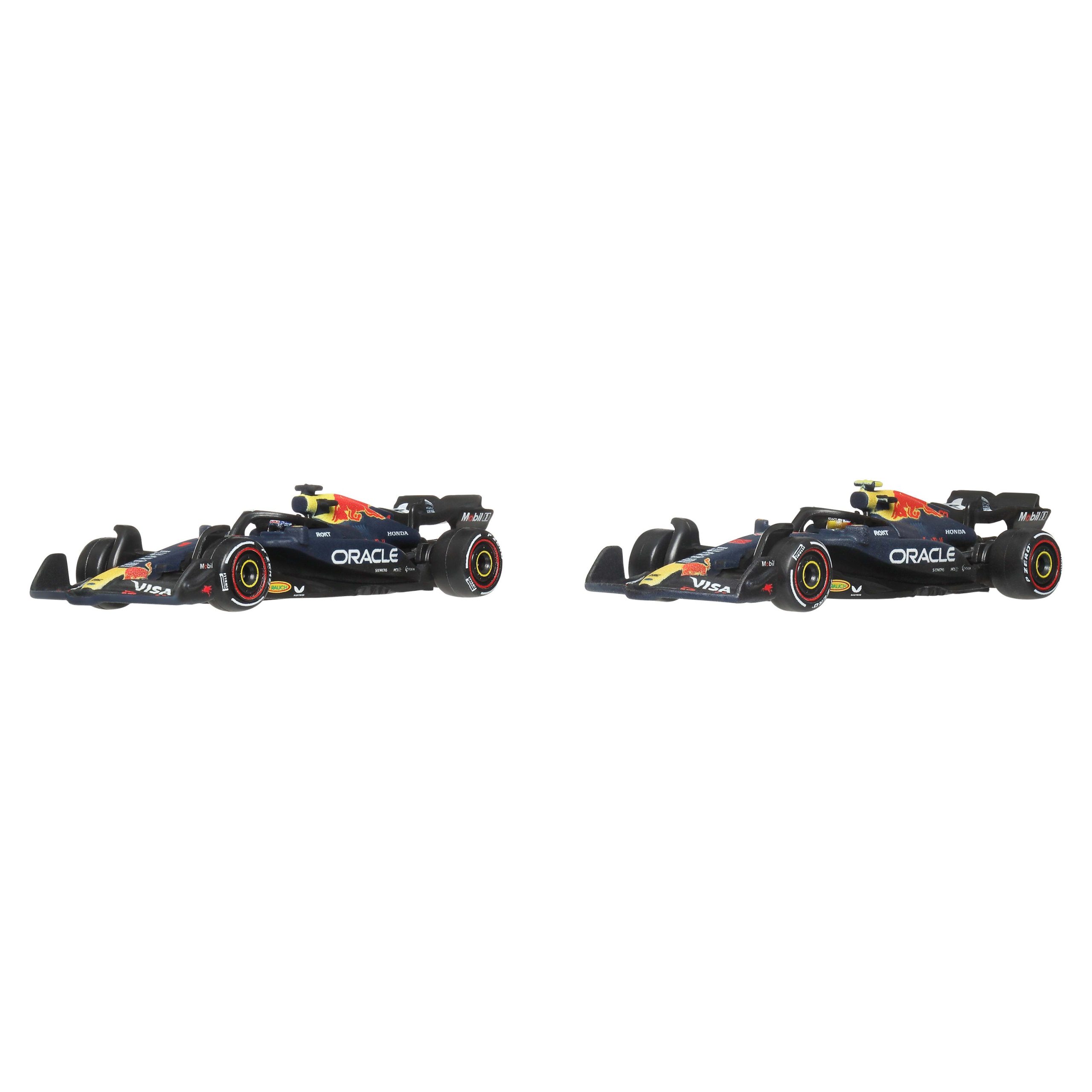 Hot Wheels Premium Formula 1 2-Pack Of Toy Cars. Oracle Red Bull Racing: Verstappen & Tsunoda