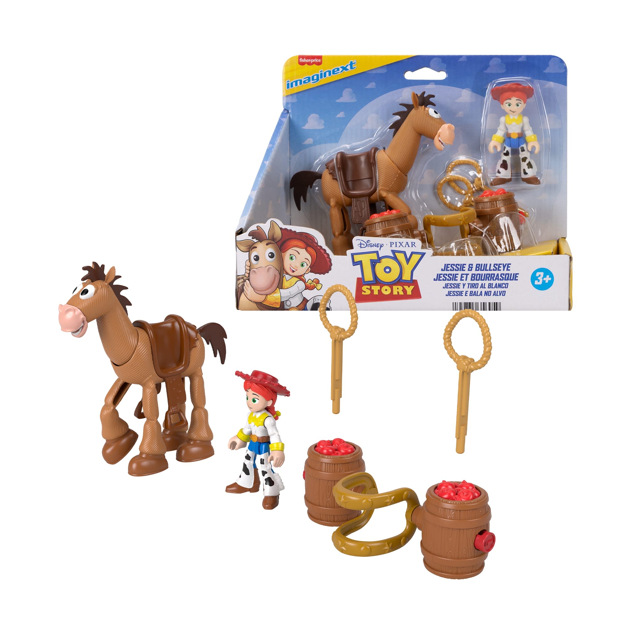 Imaginext Project Target Figura de Accion Pack de Jessie y Tiro Al Blanco