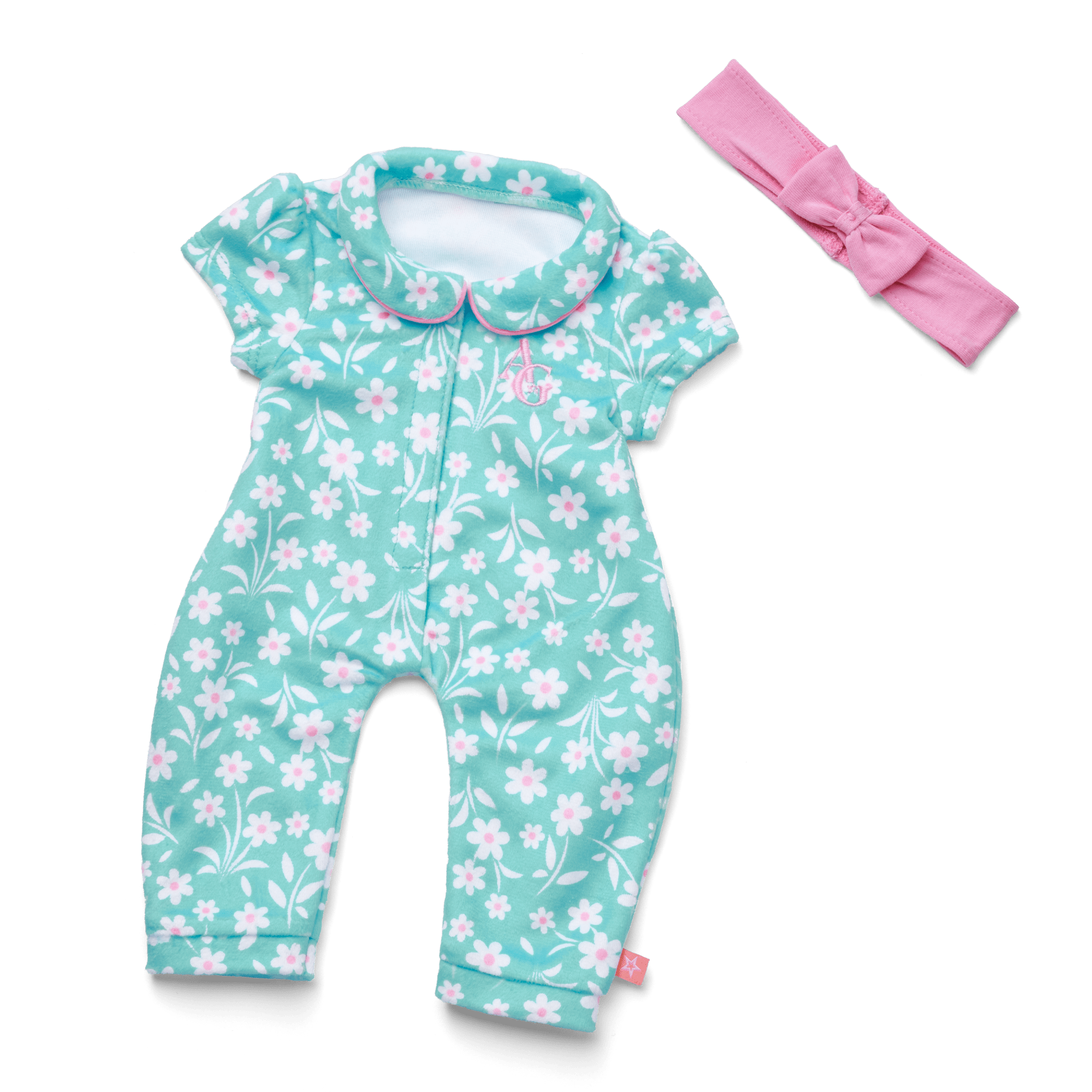 Flower Fun PJs for Little Girls & Bitty Baby® Dolls - Image 5