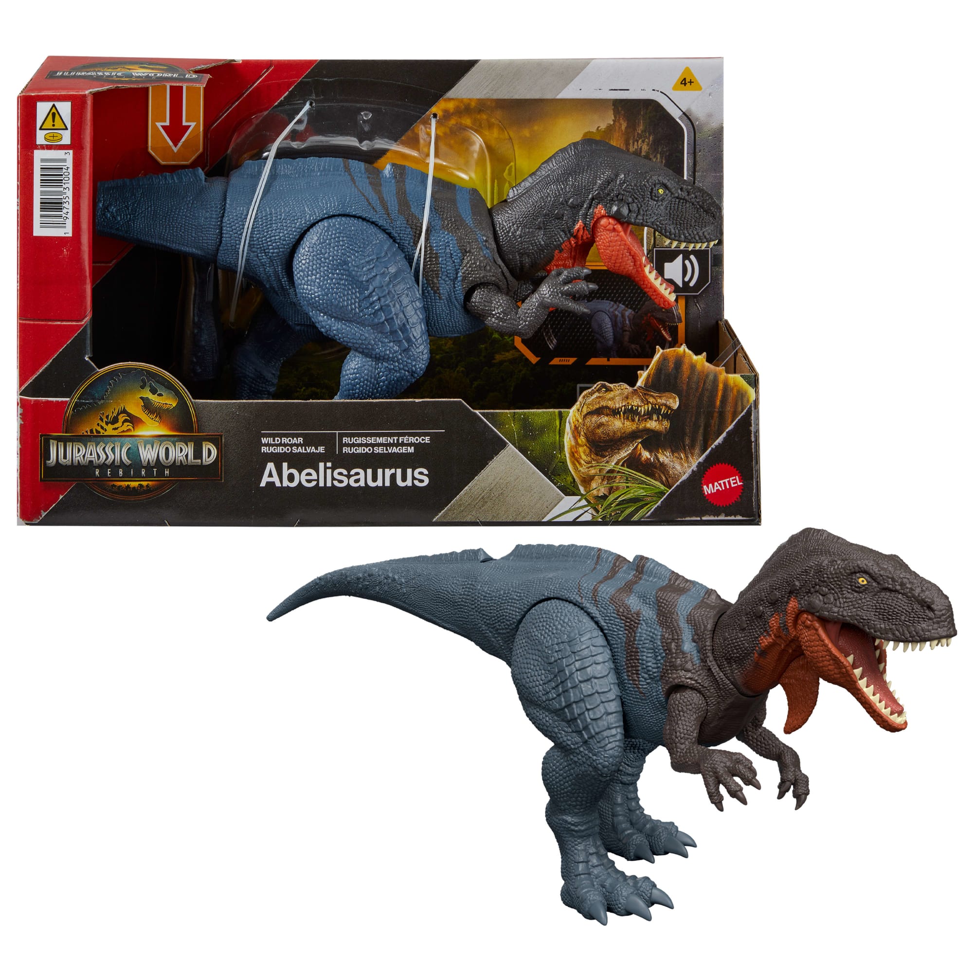 Jurassic World Wild Roar Dinosaur Figures With Attack Action. Light And Sound. Digital Scan Code - Image 6