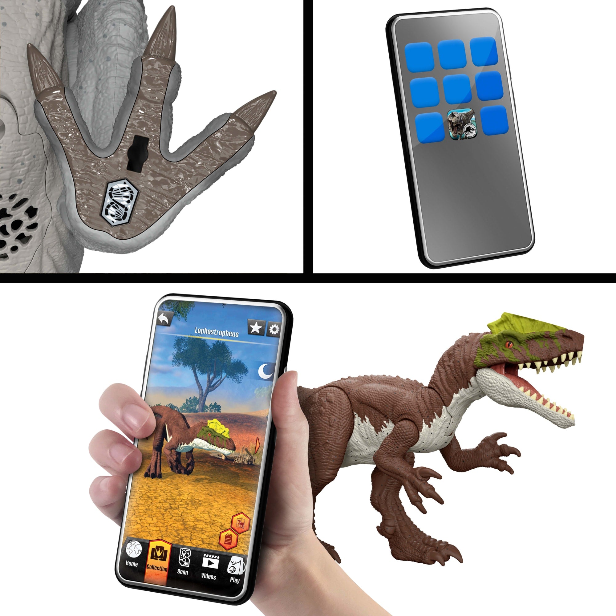 Jurassic World Dinossauro de Brinquedo Rebirth Rastreadores Gigantes Chilantaisaurus - Image 5