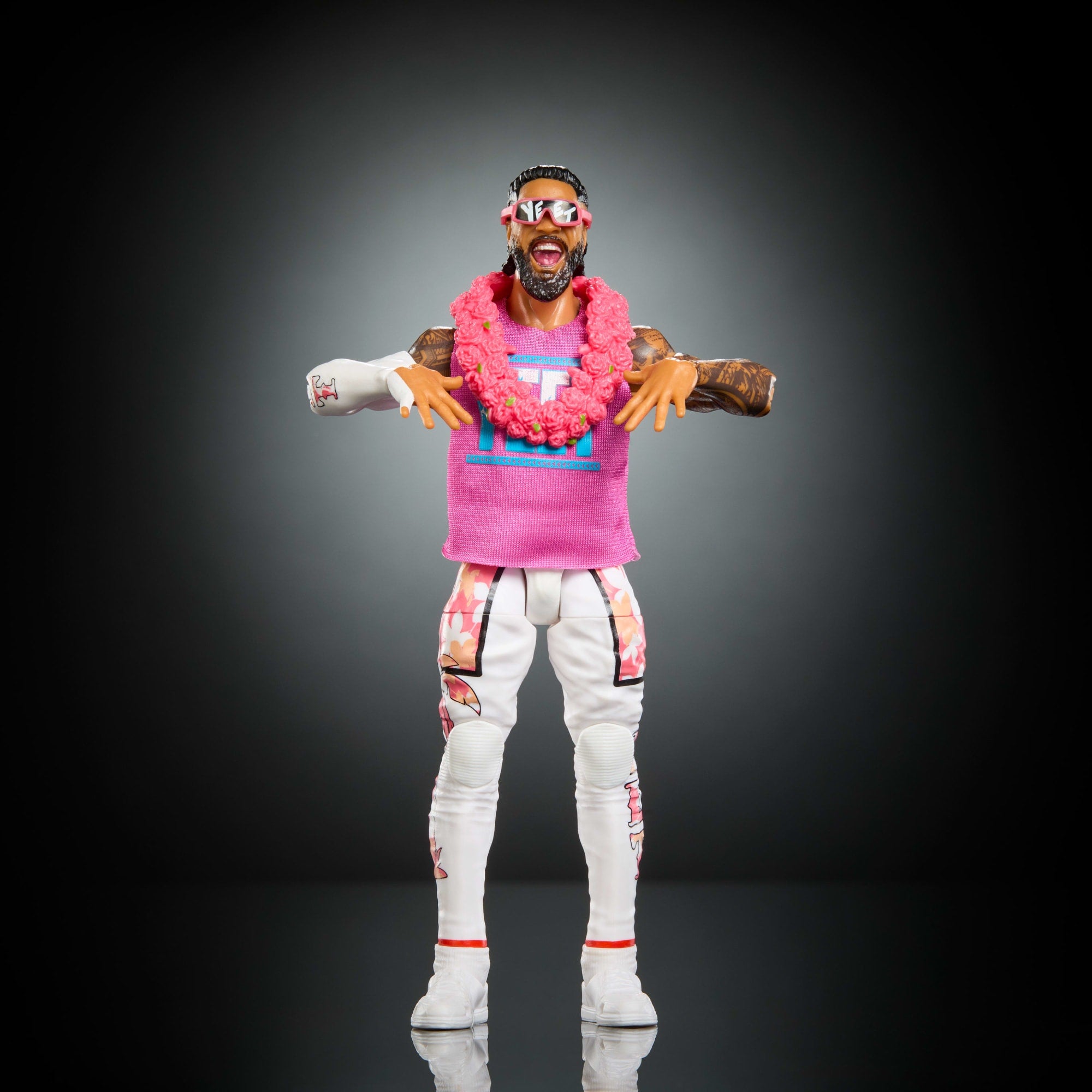 WWE Elite Jey Uso Action Figure. Series #124 Set. 6-Inch Collectible With Articulation & Accessories - Image 3